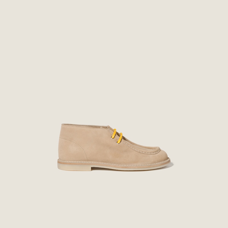 Desert boots en suède délavé