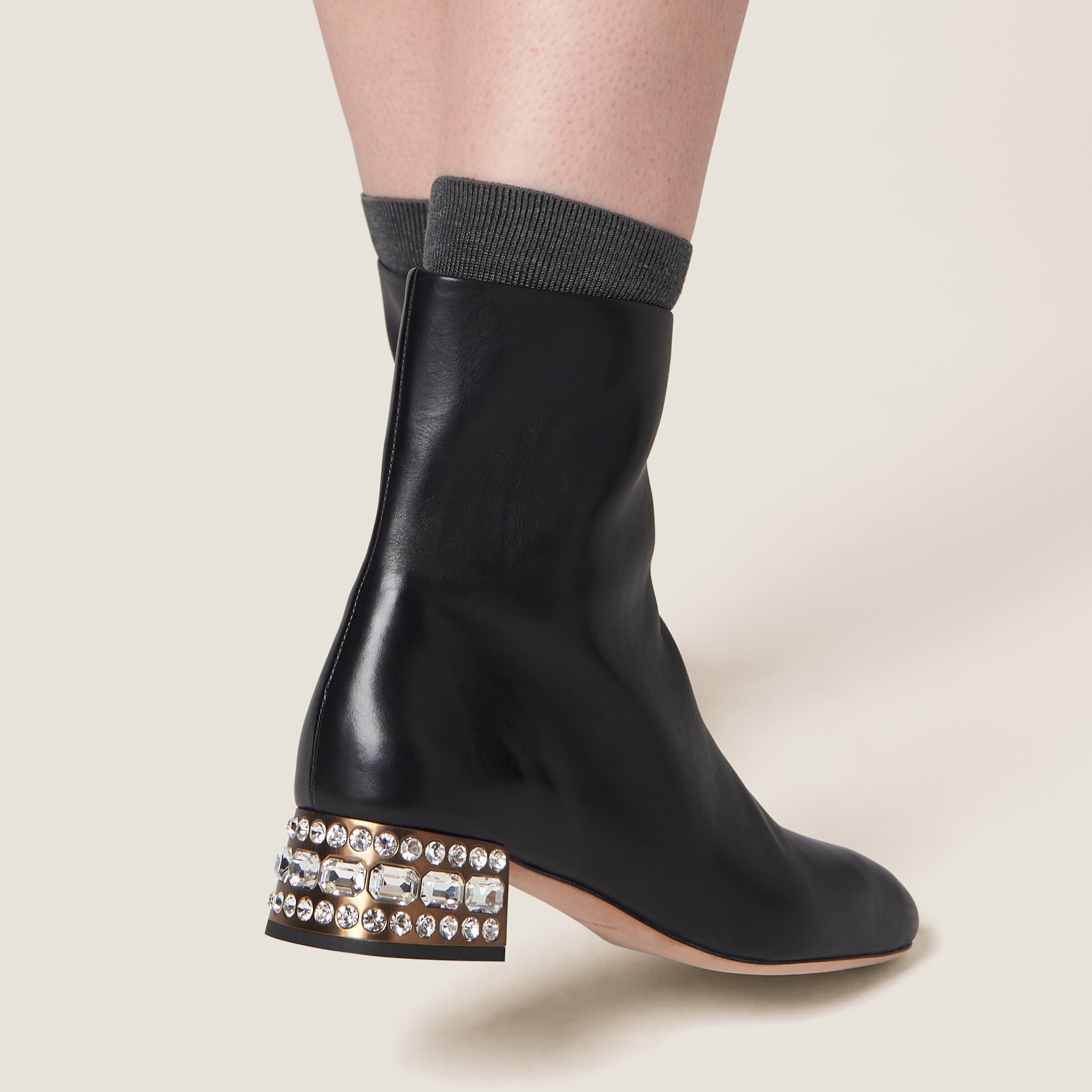 Miu miu online black boots
