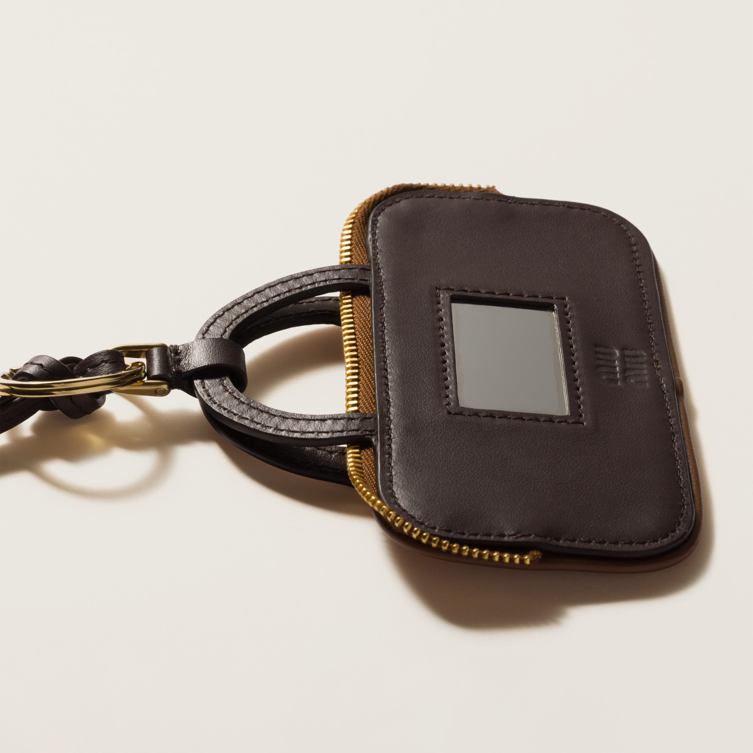 バッグチャーム ARCADIE LEATHER TRICK FOR BAGS Arcadie leather trick - Collection Collections | Miu Miu