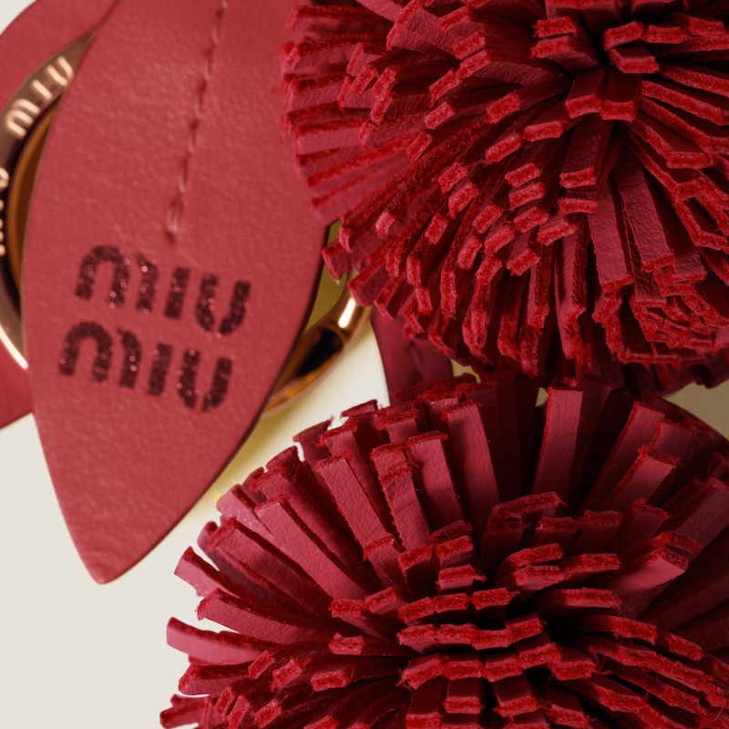 Trick leather keyring