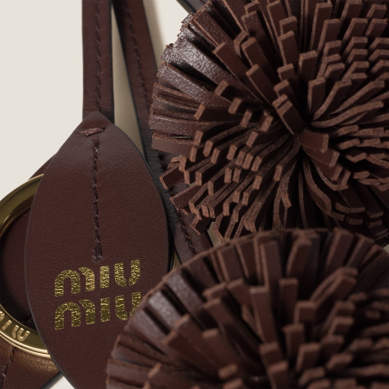 Trick leather keyring