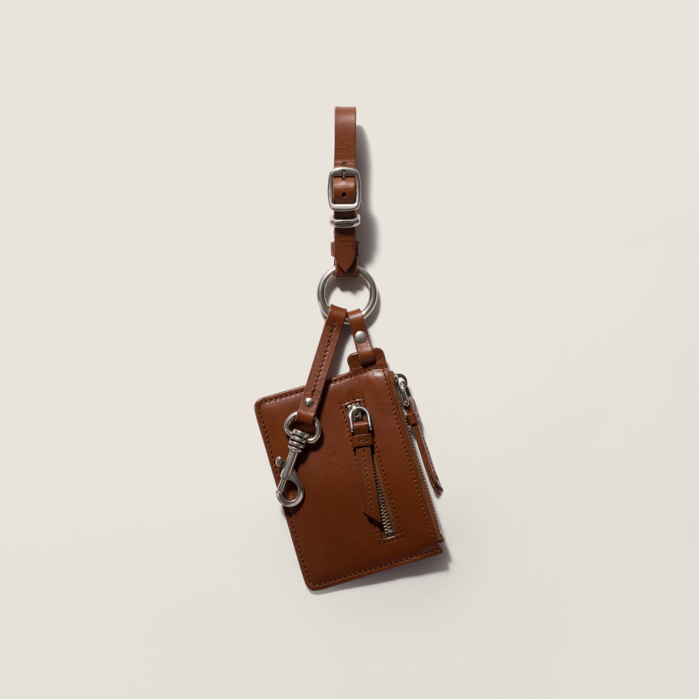 小物 04ss miumiu Python leather key case Bag Accessories, Charms And Keychains For Women | Miu Miu - United