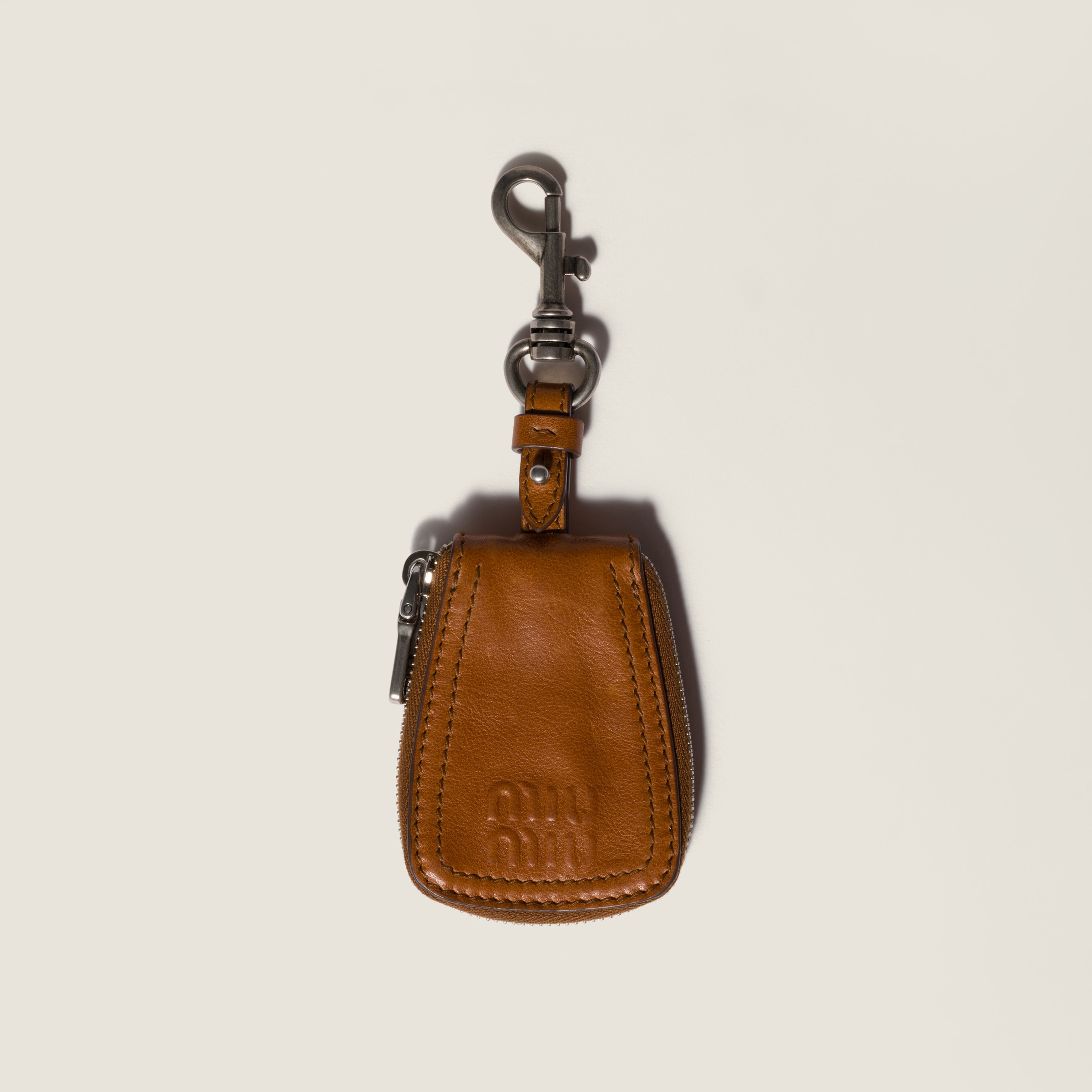 Leather keyring trick from Miu Miu - $525