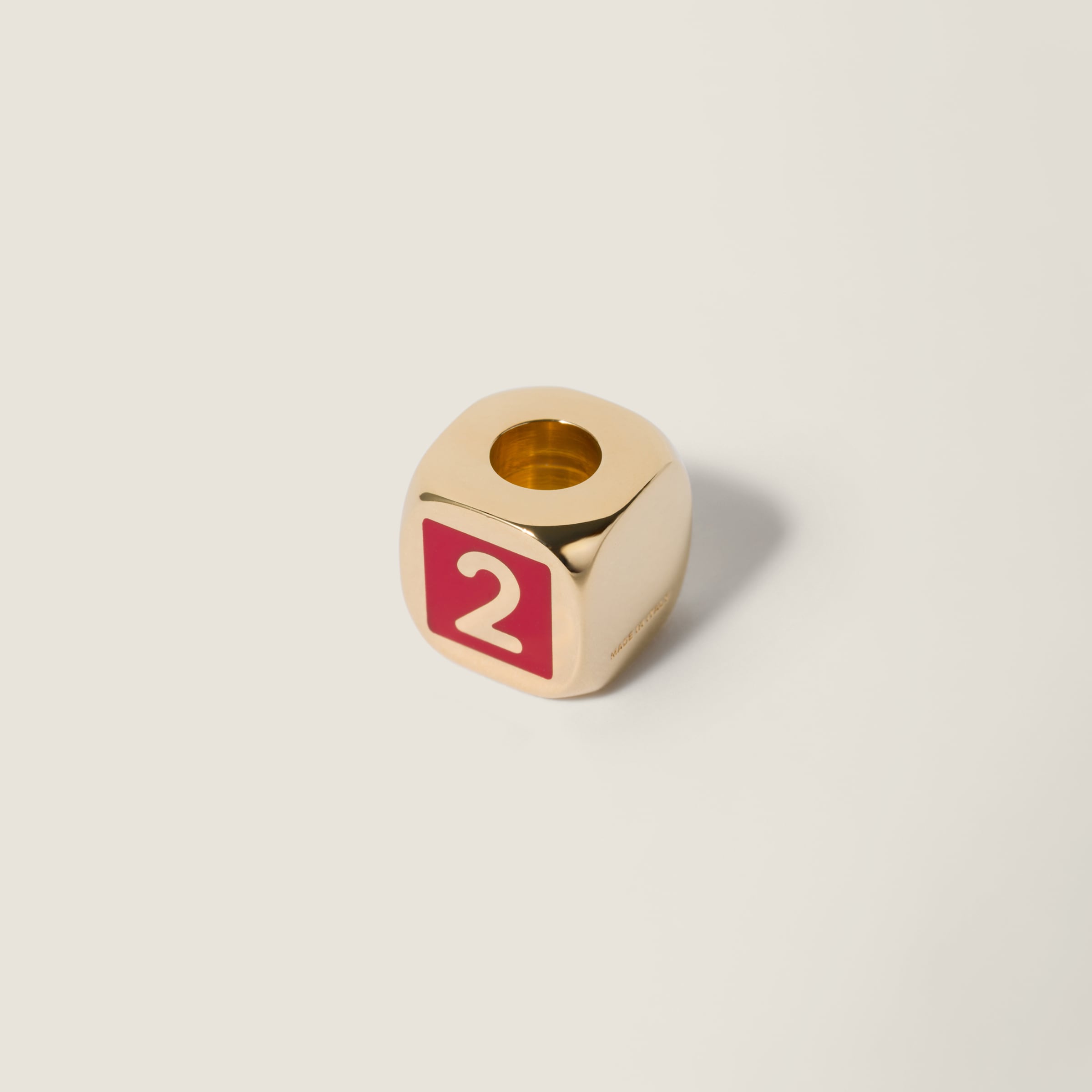 Enameled metal dice charm from Miu Miu - $160