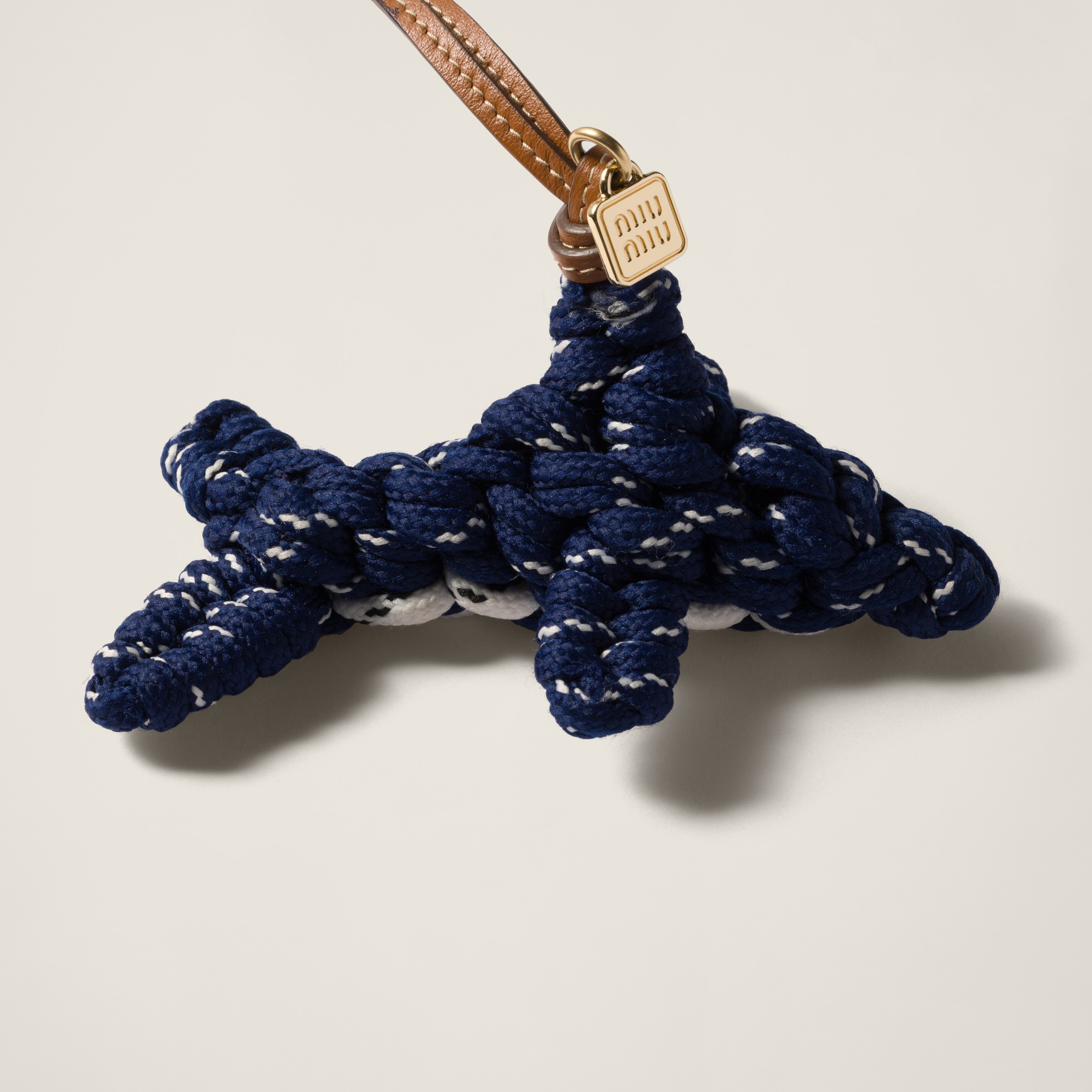 Miu Miu Cord And Leather Trick