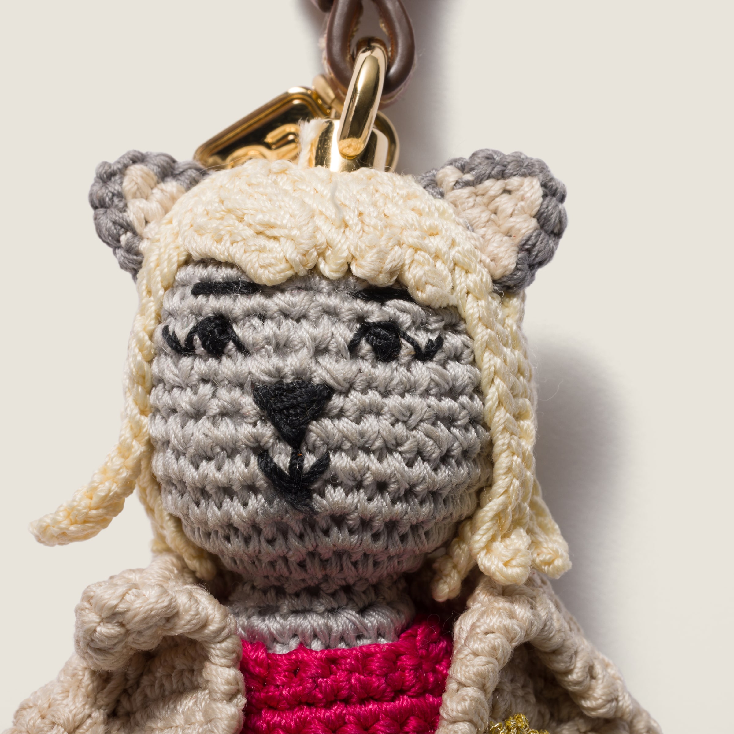 Miu Miu Technical Yarn Trick In Brown