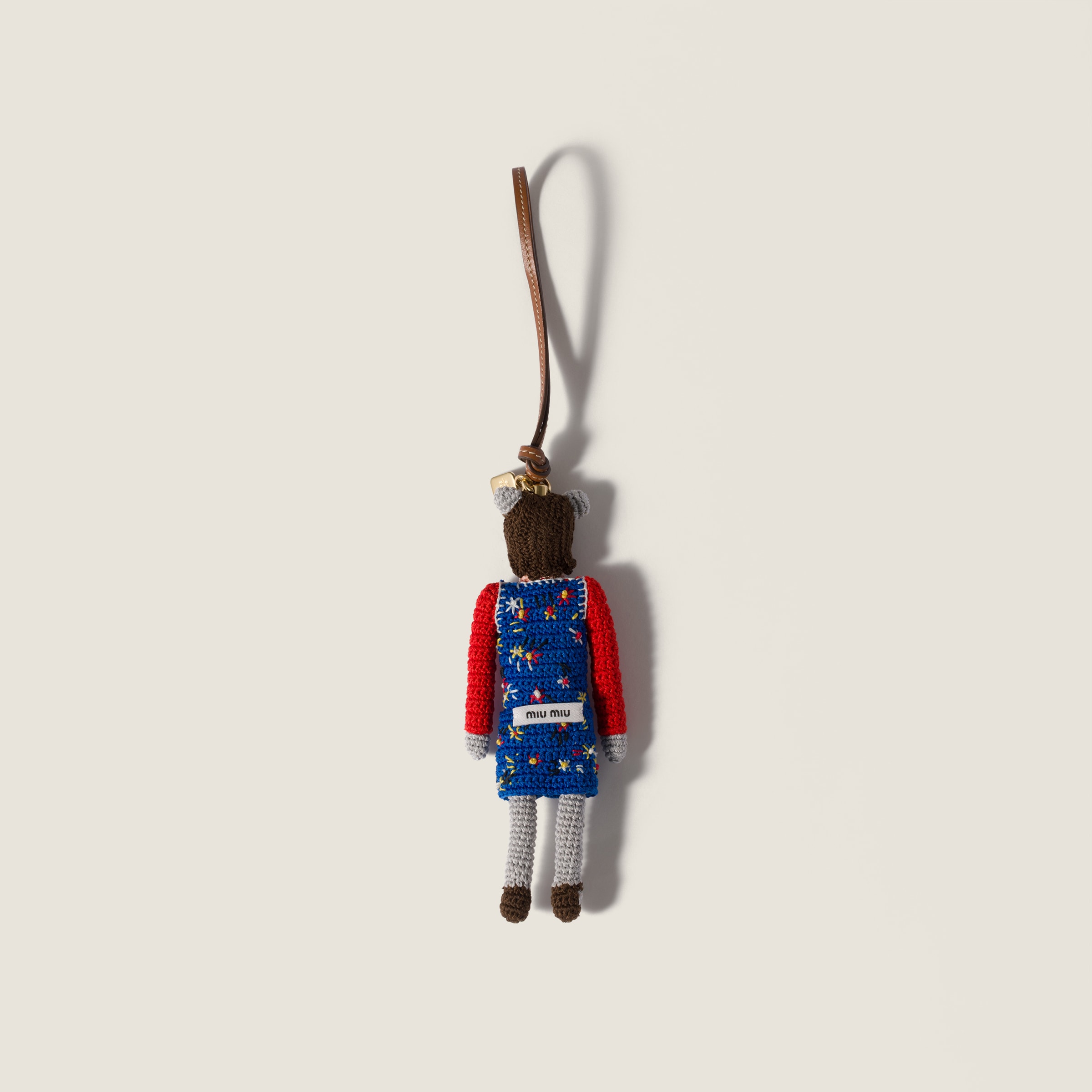 Periwinkle/red Technical Yarn Trick | Miu Miu - United States