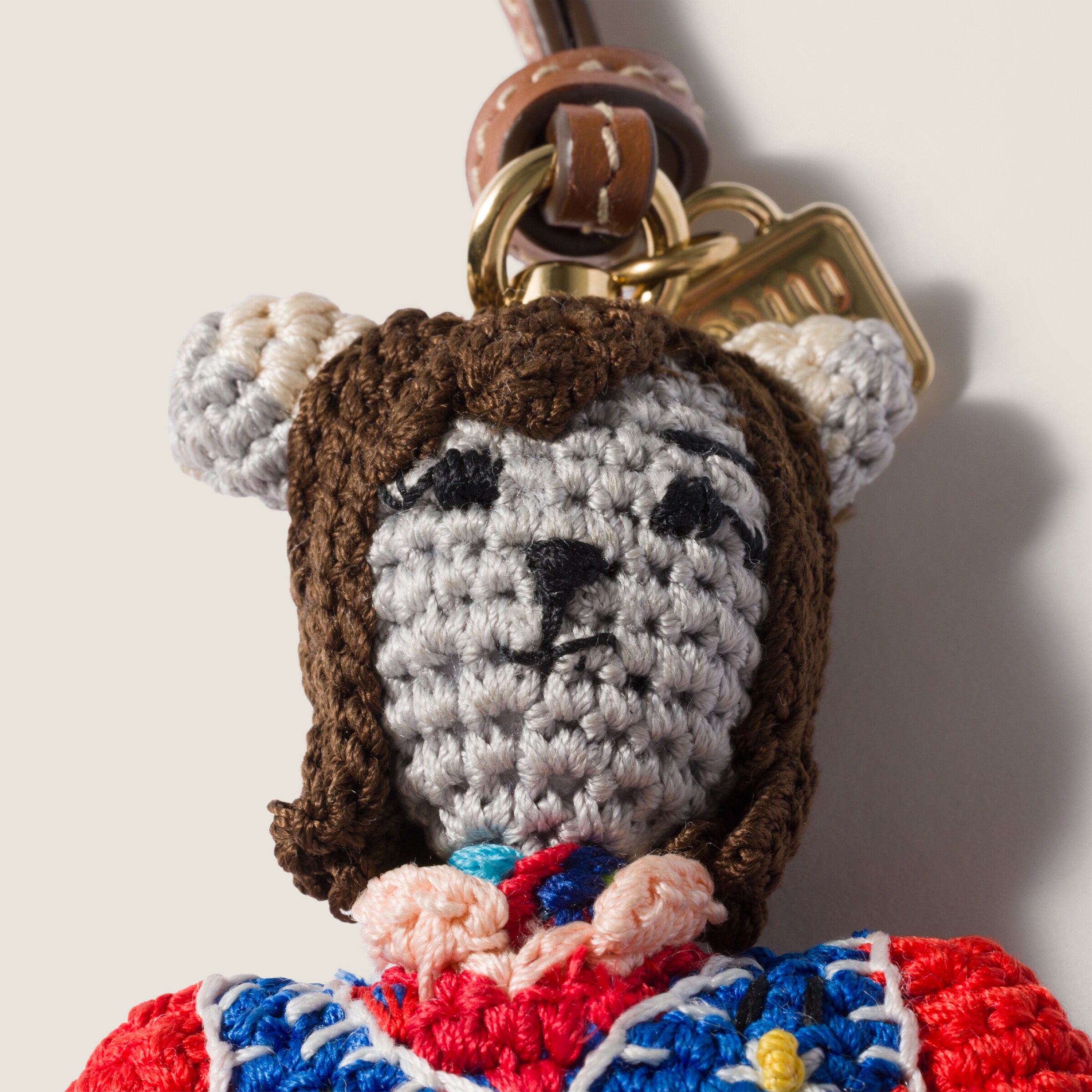 Periwinkle/red Technical Yarn Trick | Miu Miu - United States