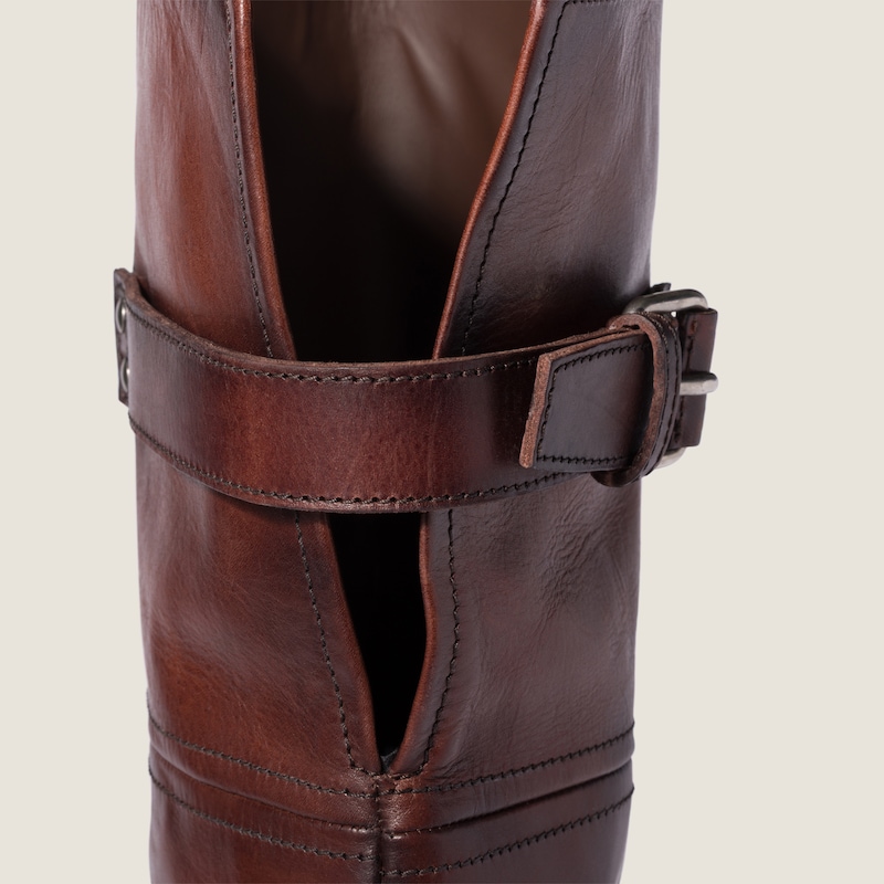 Leather boots