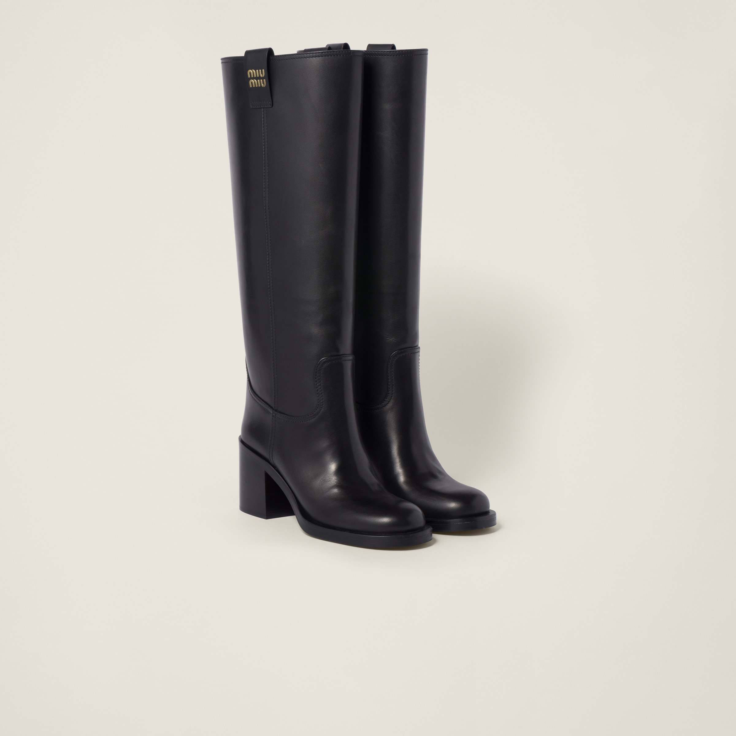 miumiu leather boots 29.0cm