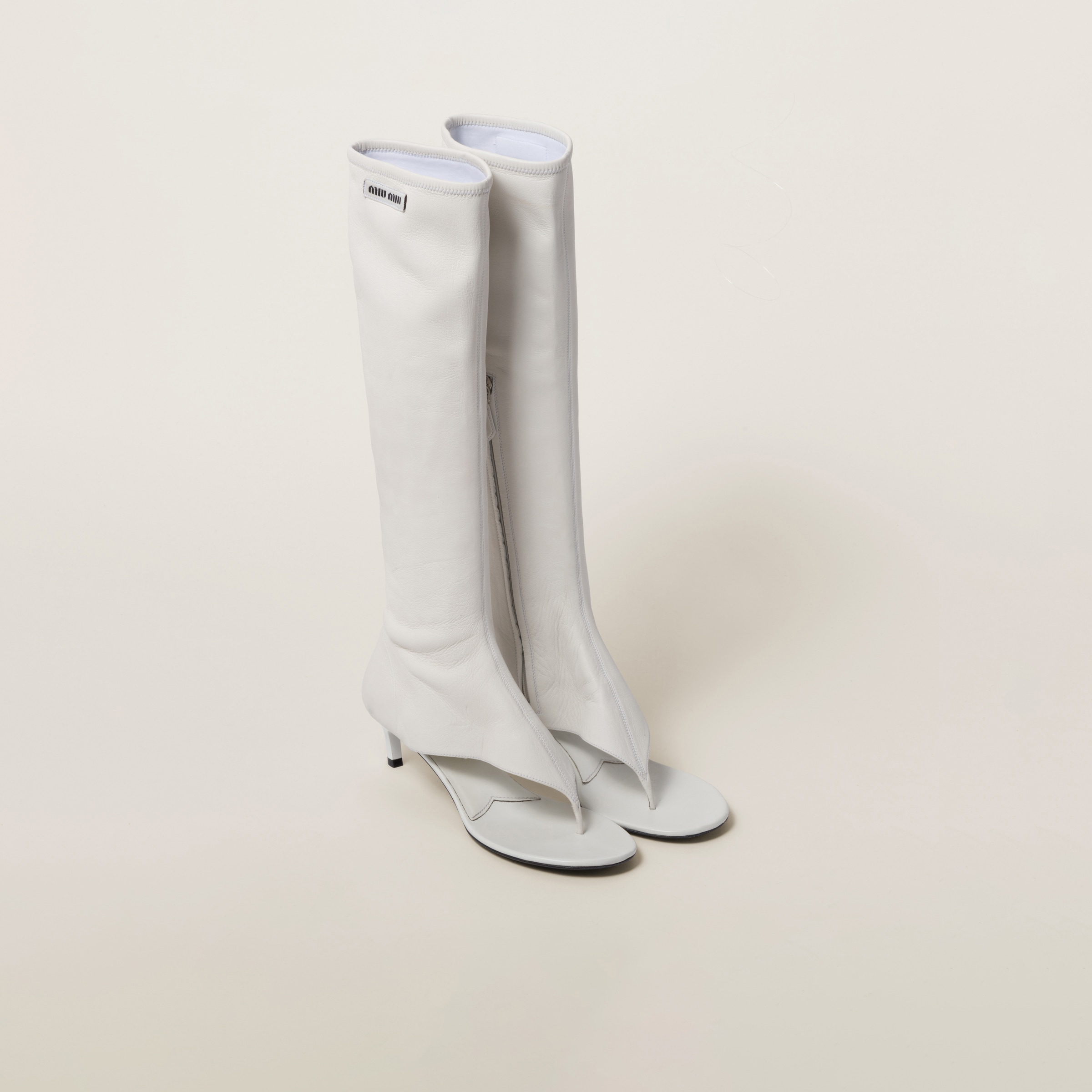 Miu miu white boots store