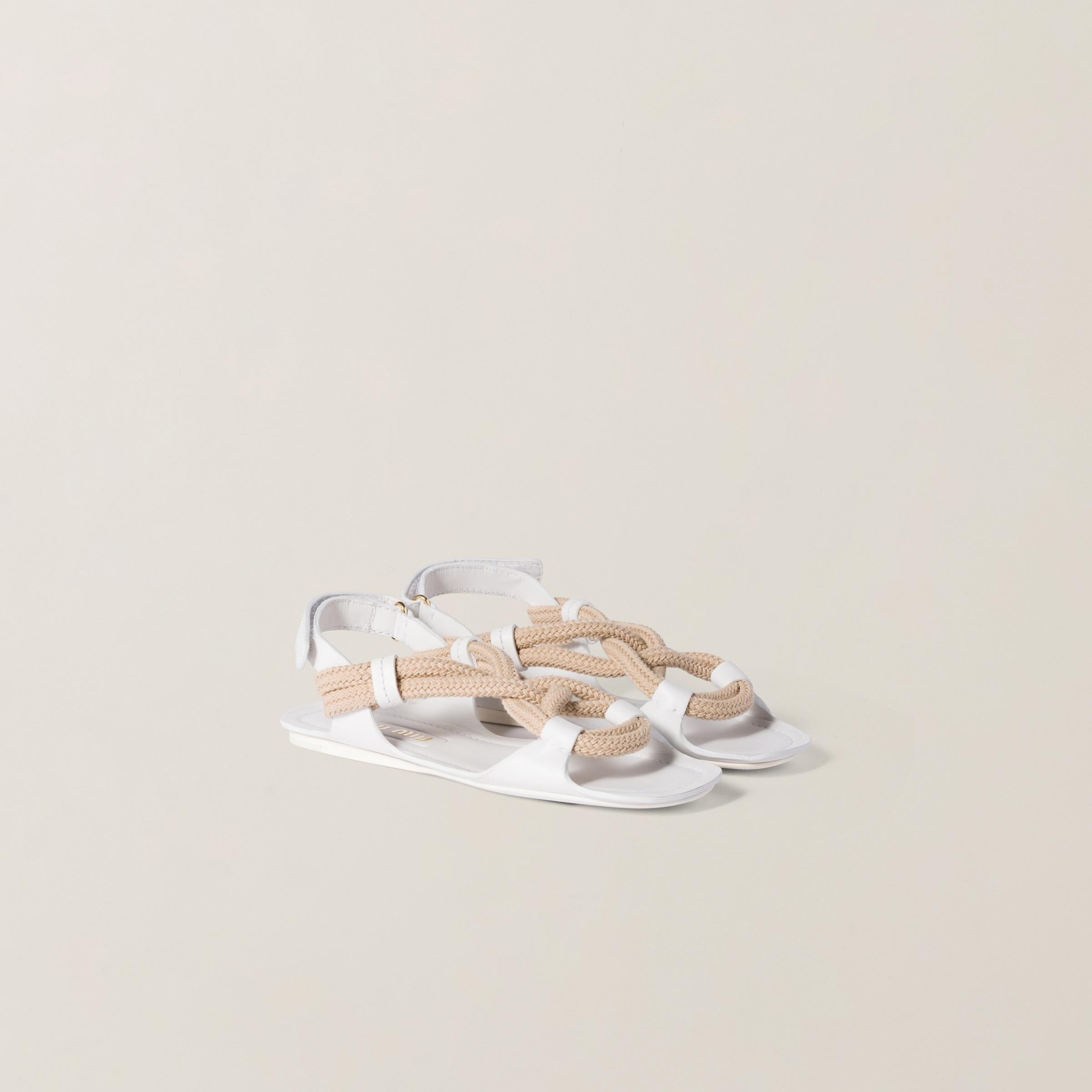 Miu Miu Flat Cord Sandals