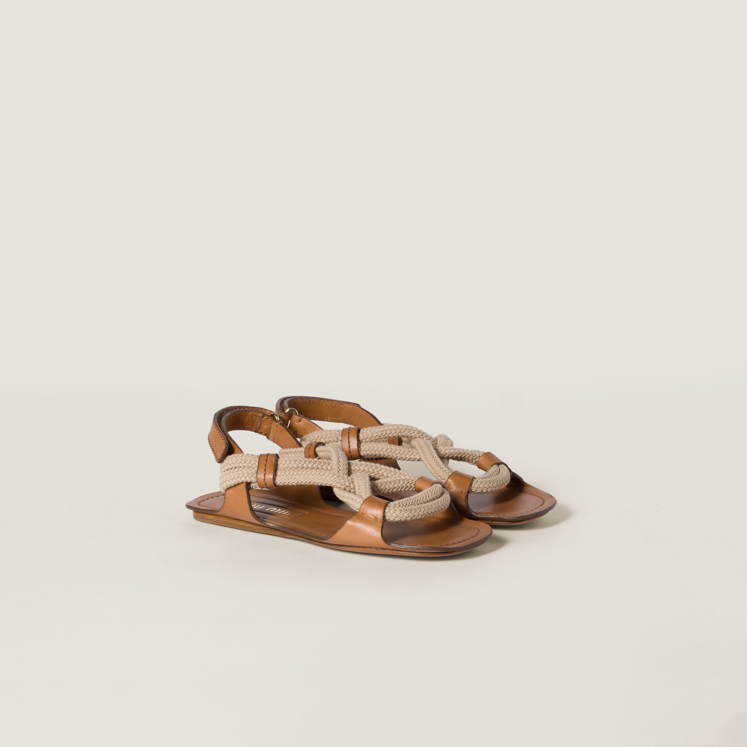 Miu Miu Flat Cord Sandals