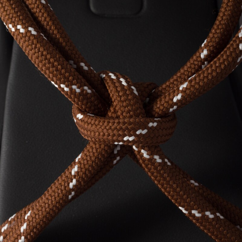 Riviere cord and leather sandals