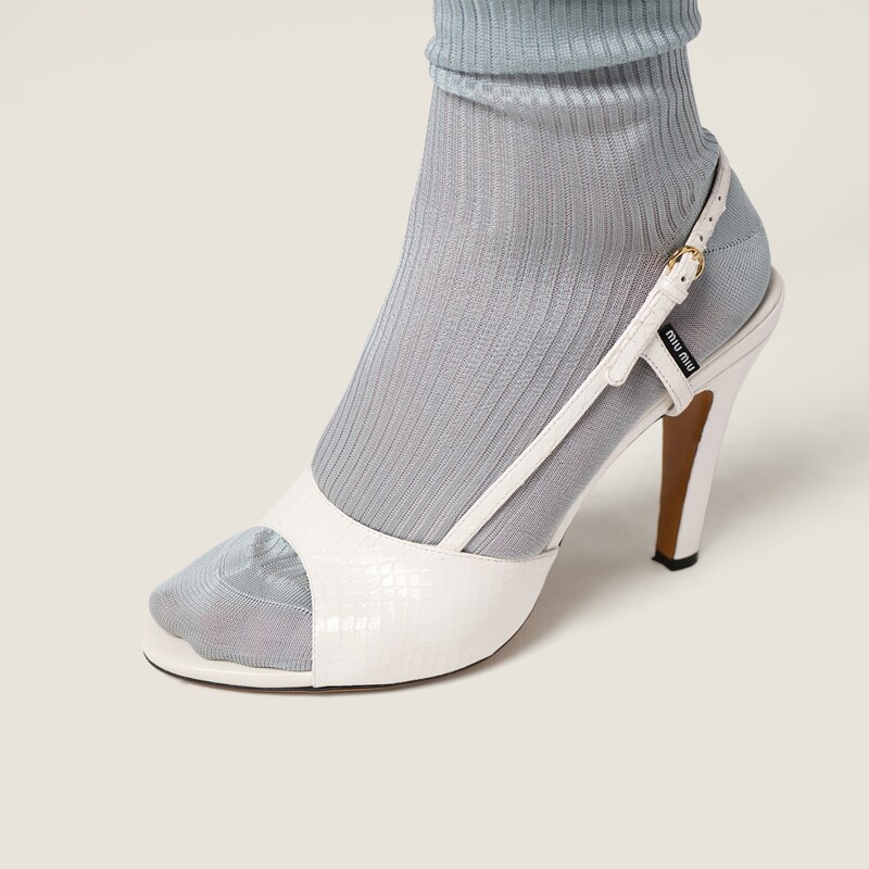 Sandalias slingback de piel Ayers