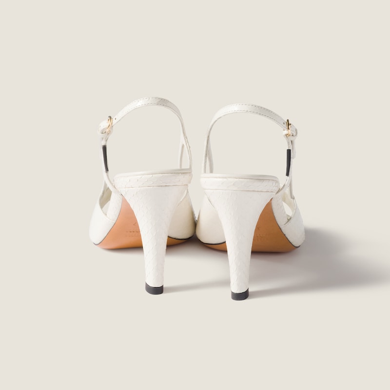 Sandalias slingback de piel Ayers