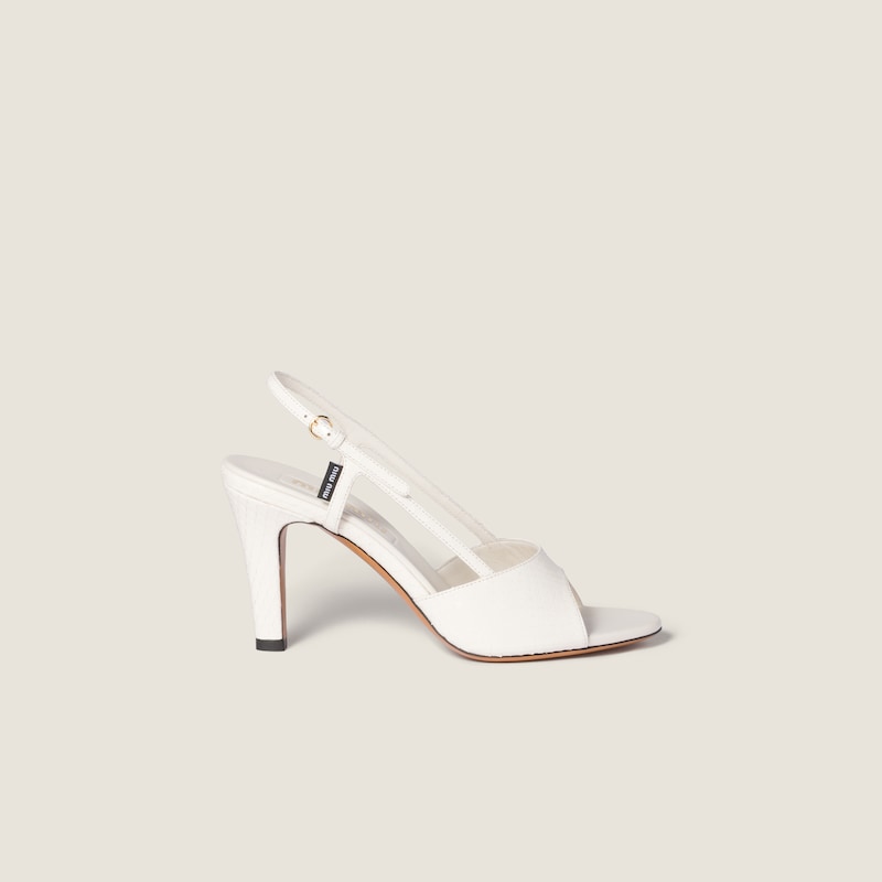 Sandalias slingback de piel Ayers