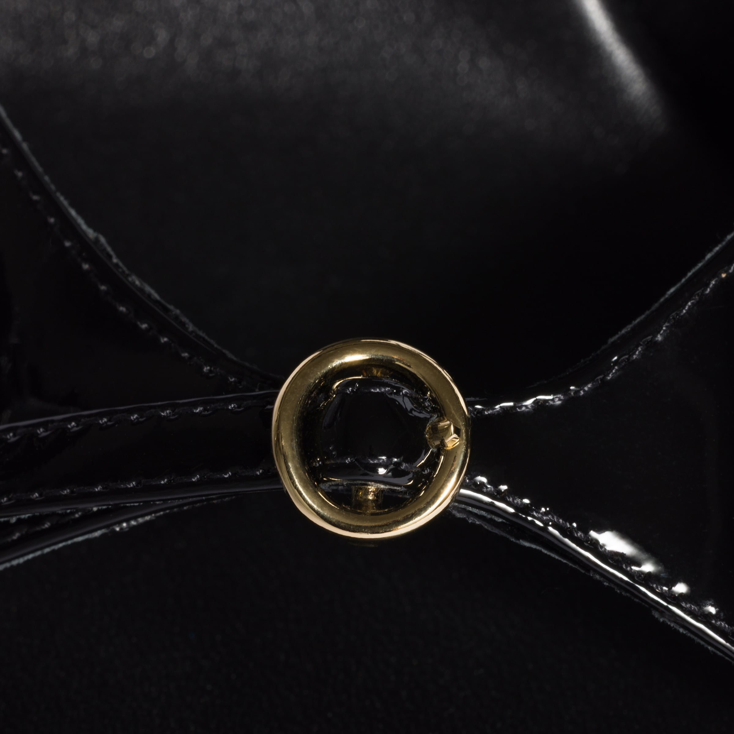 Miu Miu Patent Leather Sandals With Buckles In Black