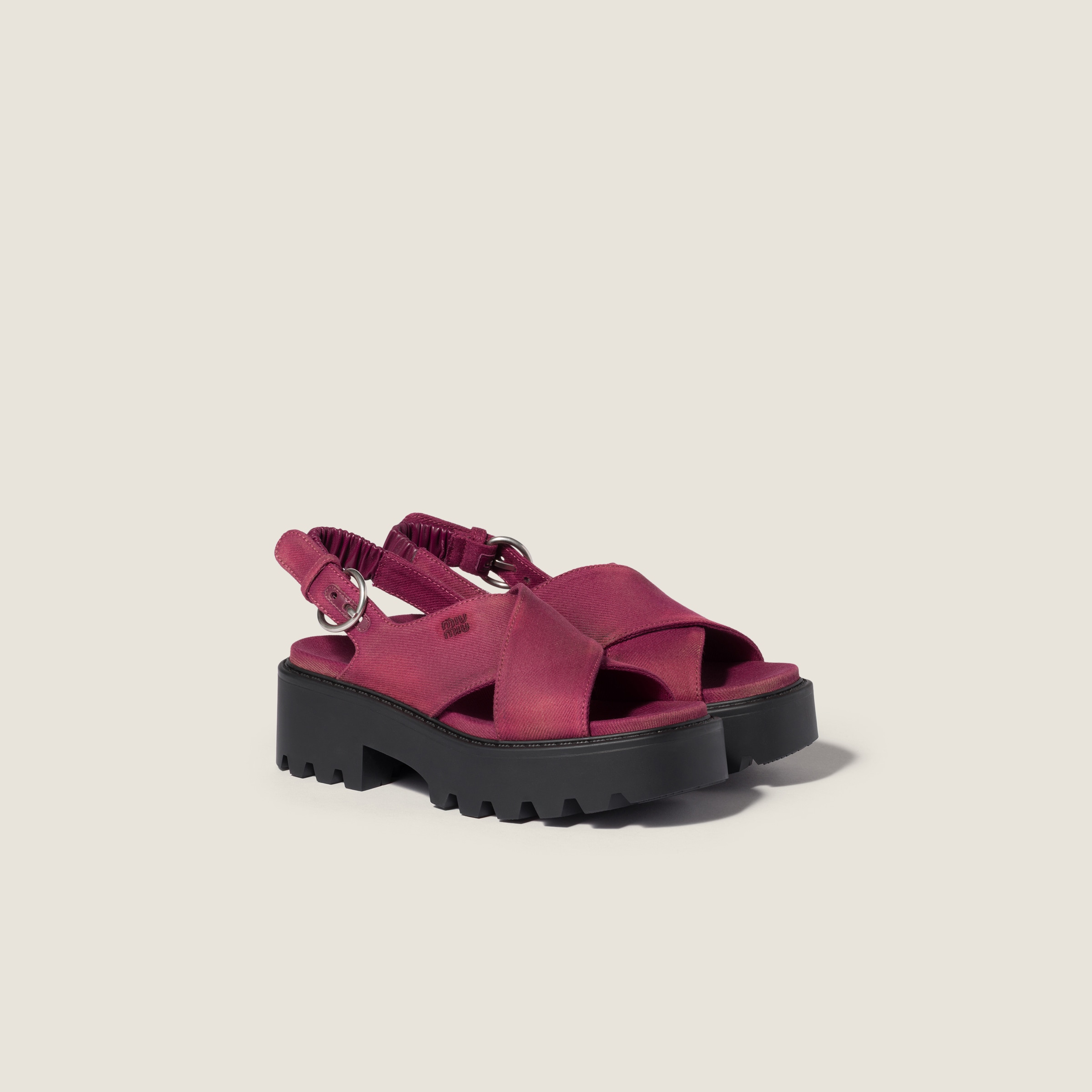 Gabardine sandals from Miu Miu - $1,170