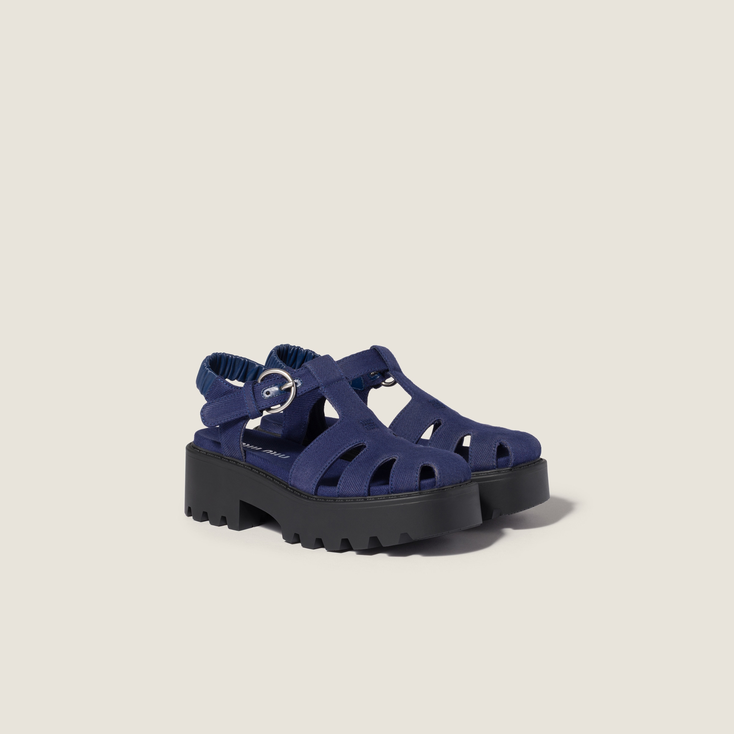 Gabardine sandals from Miu Miu - $1,170