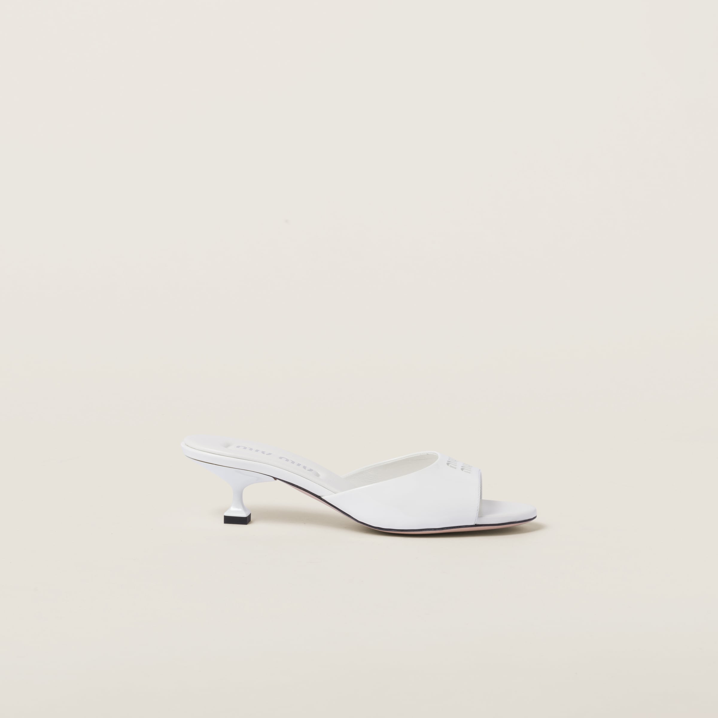 Patent leather sandals