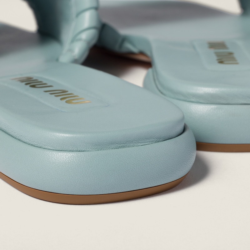 마테라쎄 나파 가죽 슬라이드