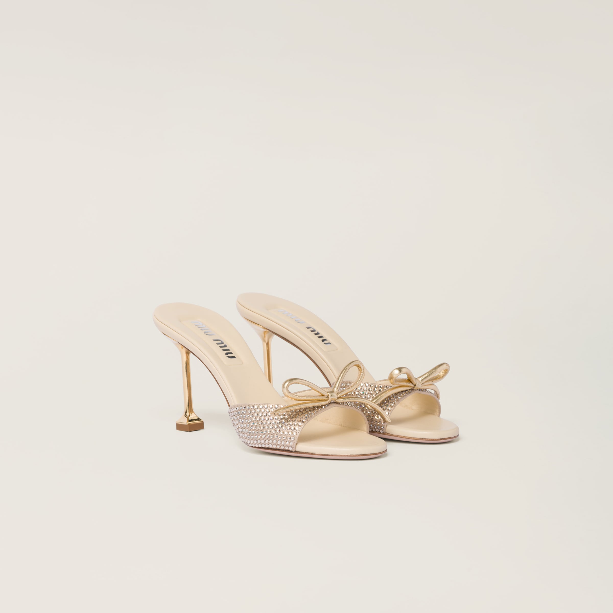 Satin sandals
