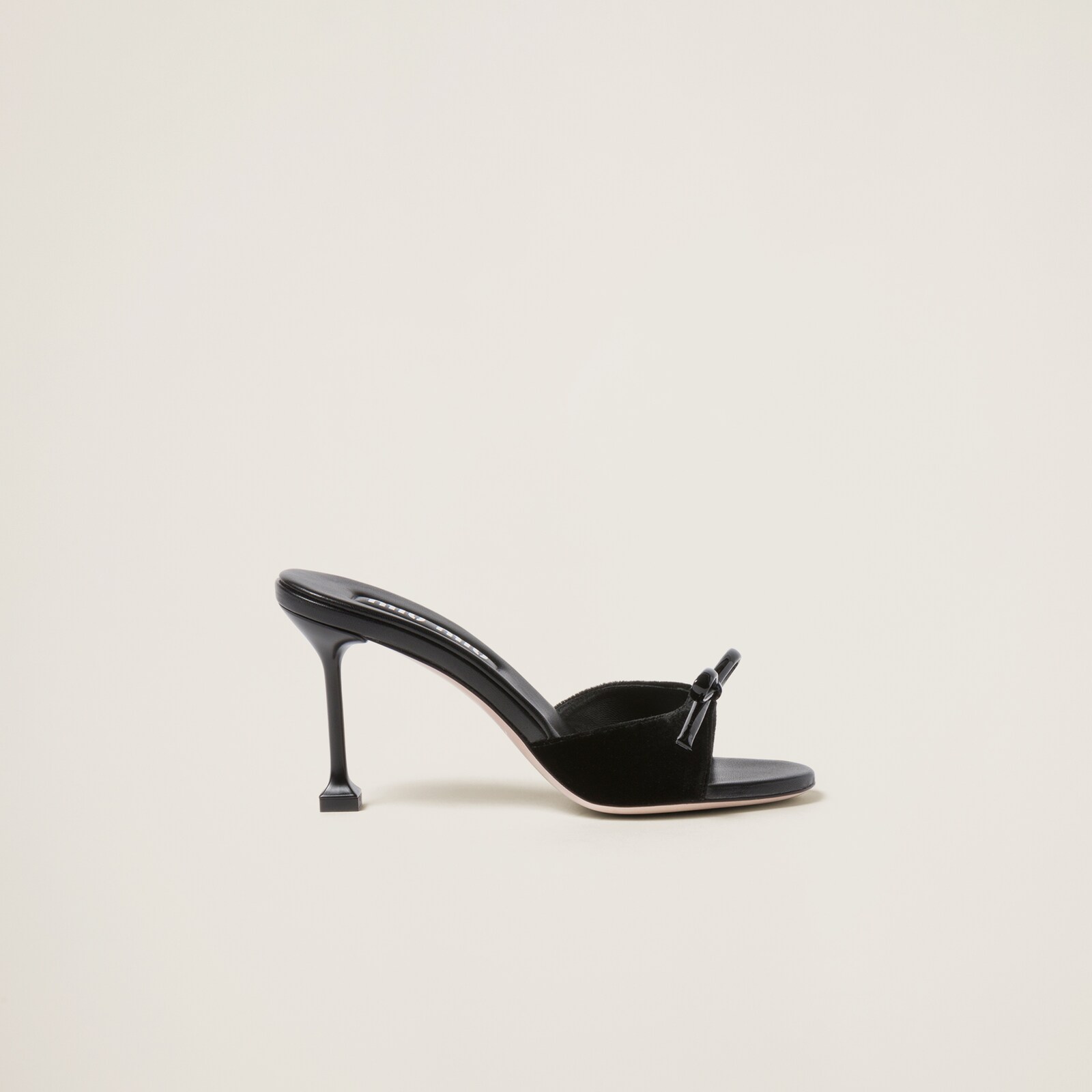 Black Velvet Sandals | Miu Miu