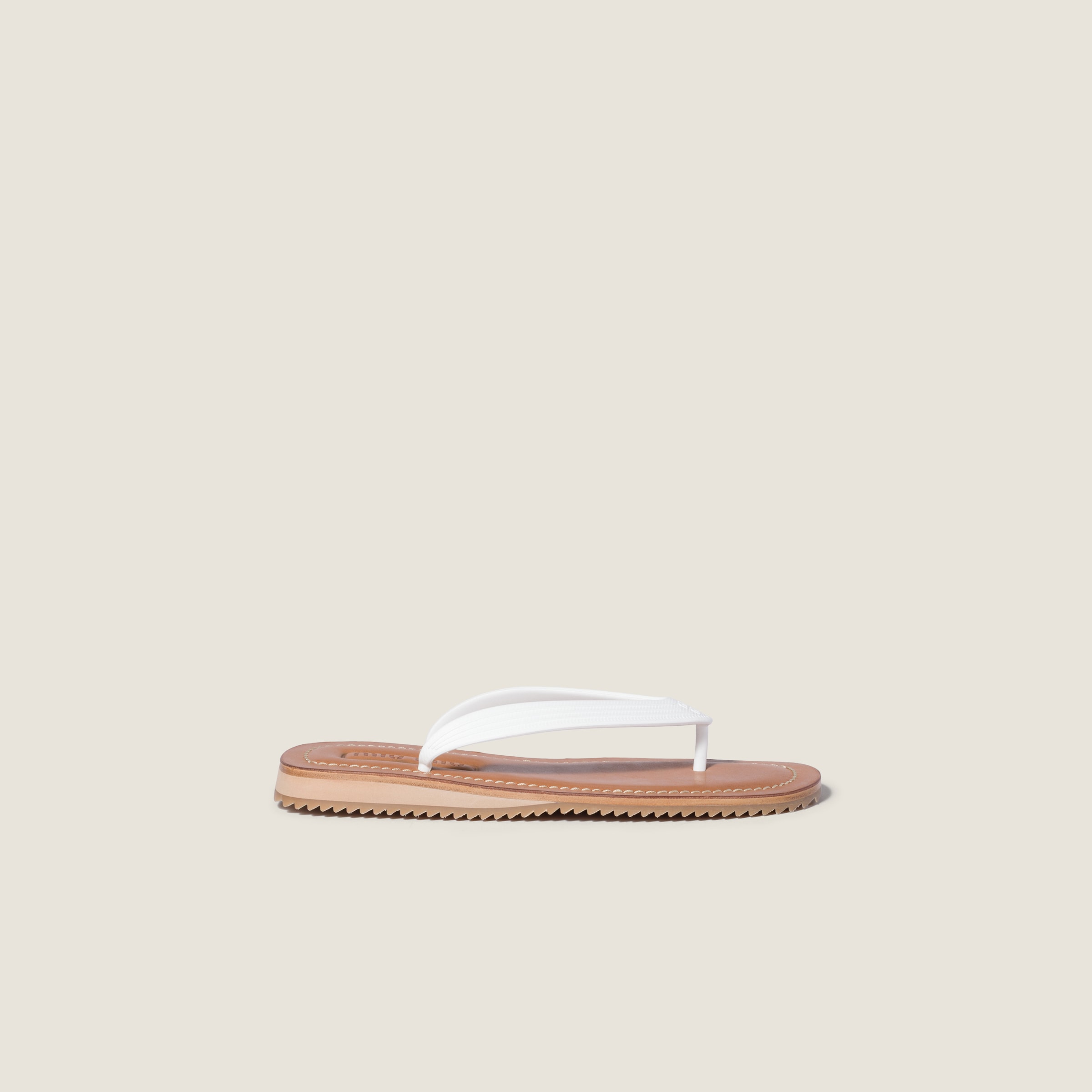 White Thong Sandals | Miu Miu - United States