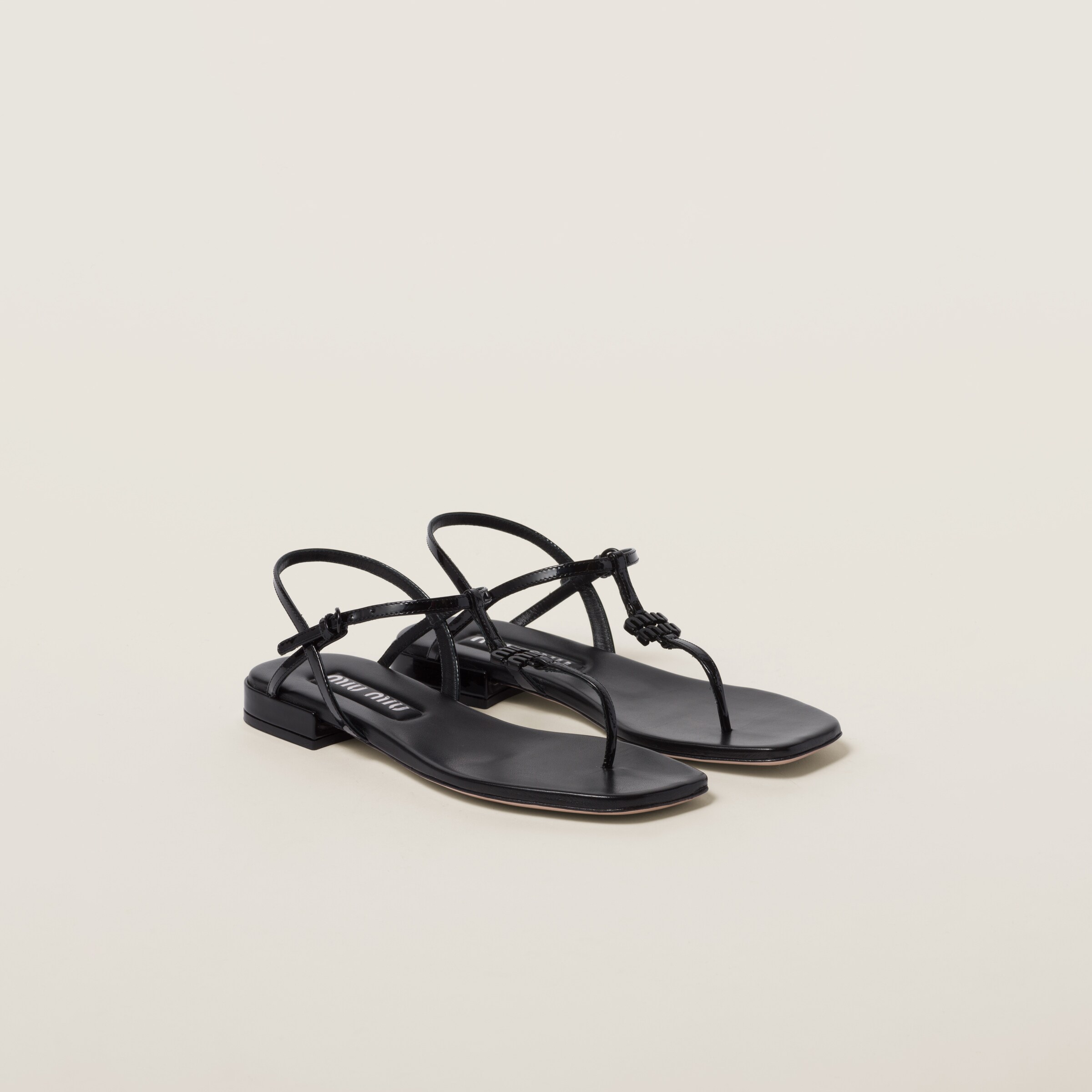 Prada t bar sandals online