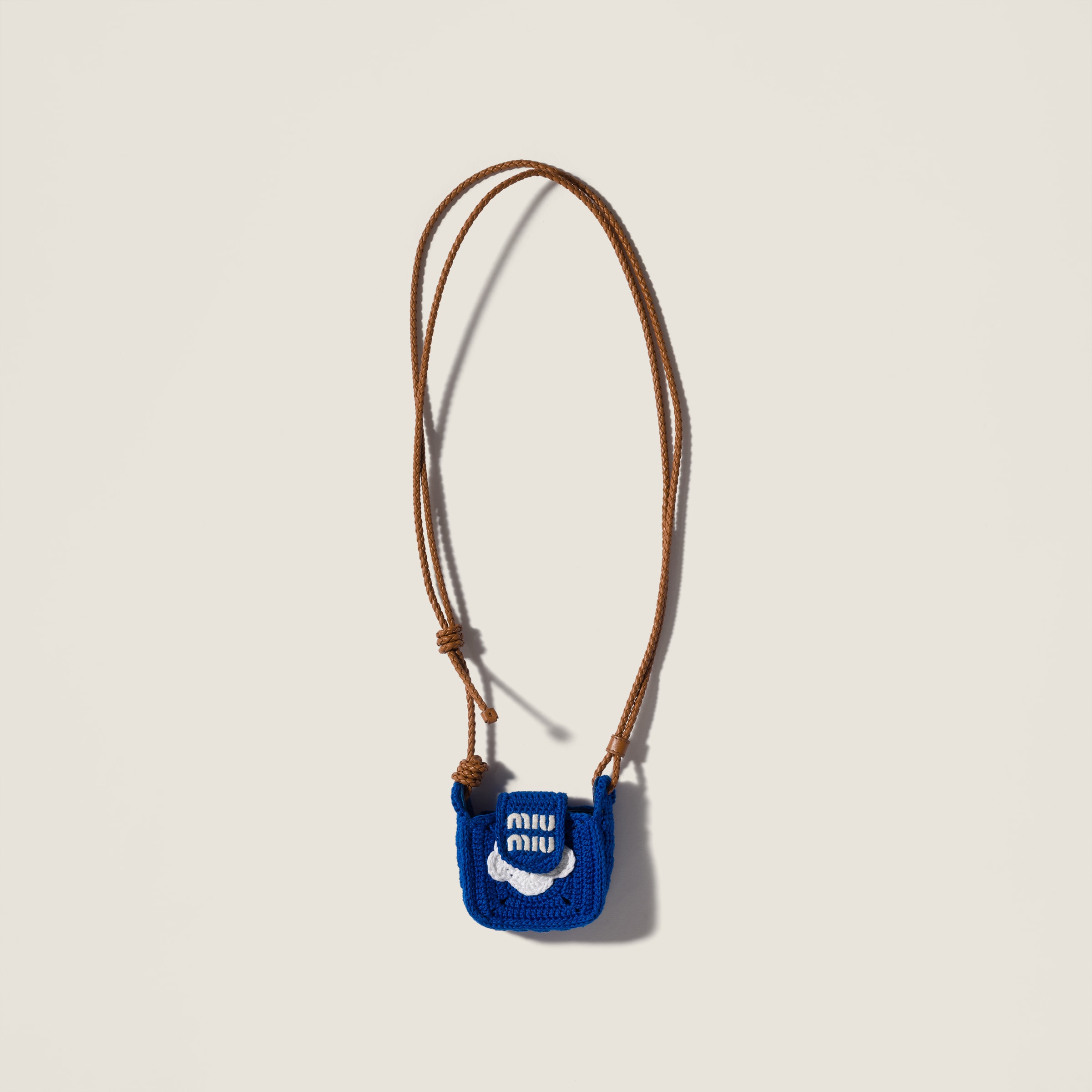 Crochet earbud pouch from Miu Miu - $795