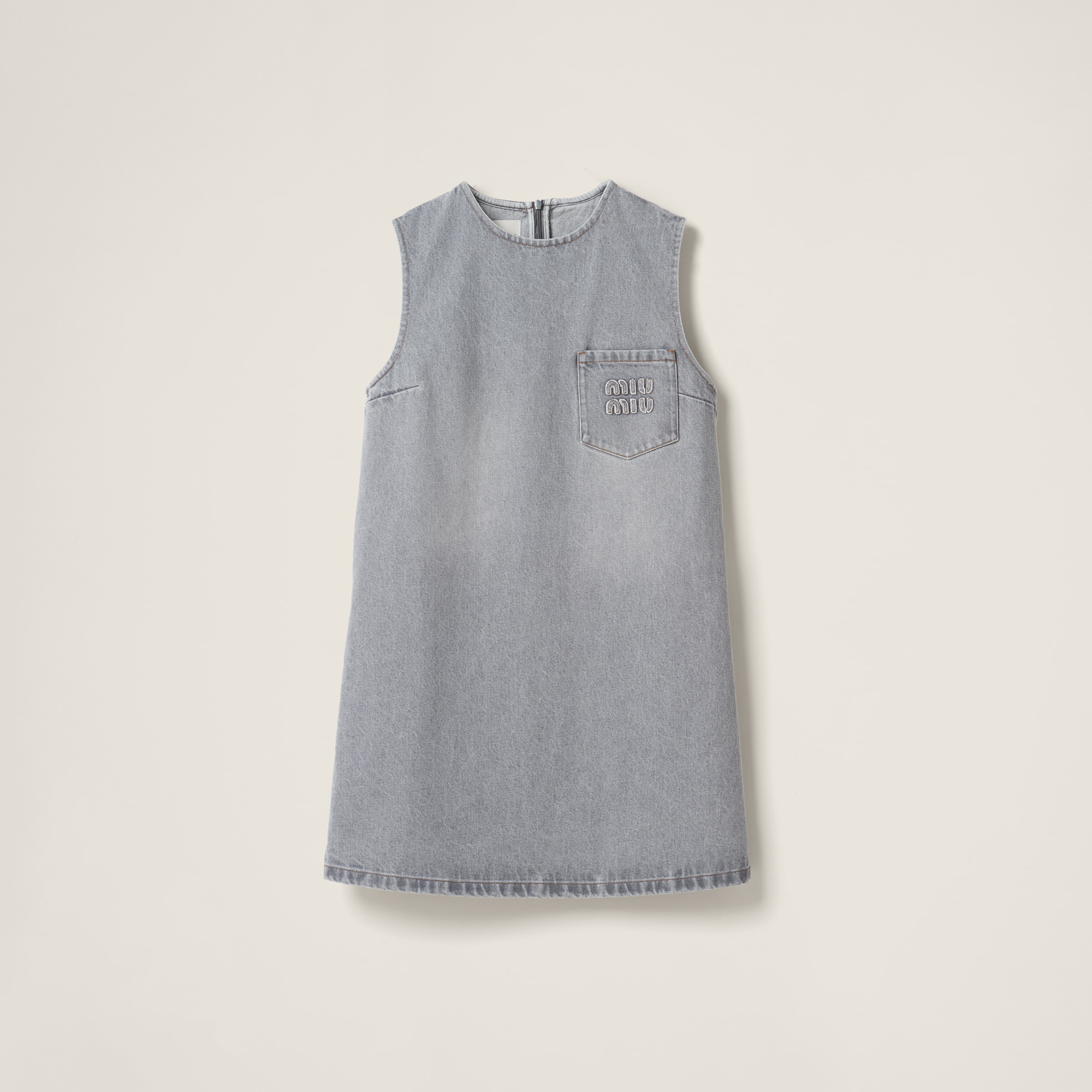 Miu miu outlet denim dress
