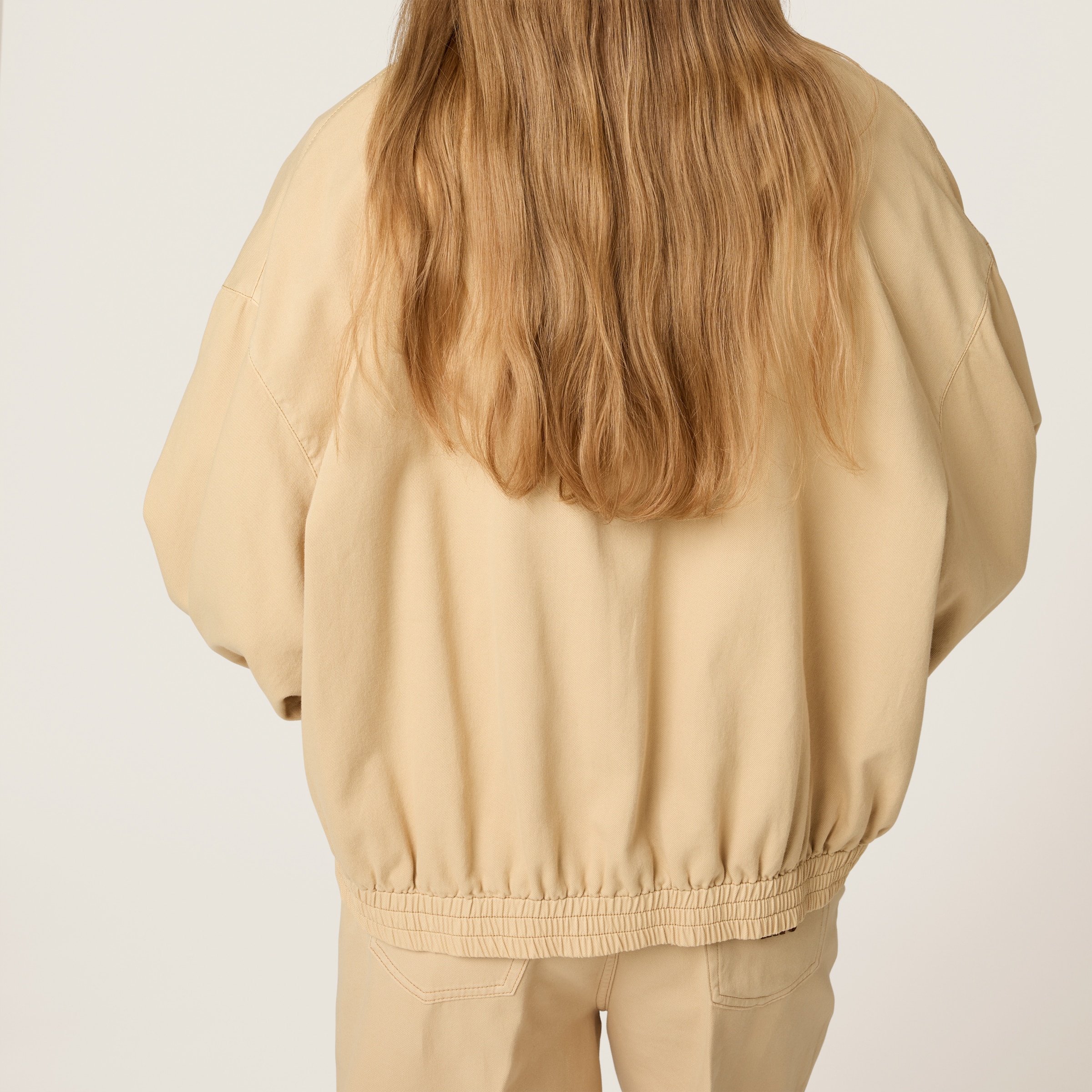 Miu Miu Light Denim Blouson Jacket