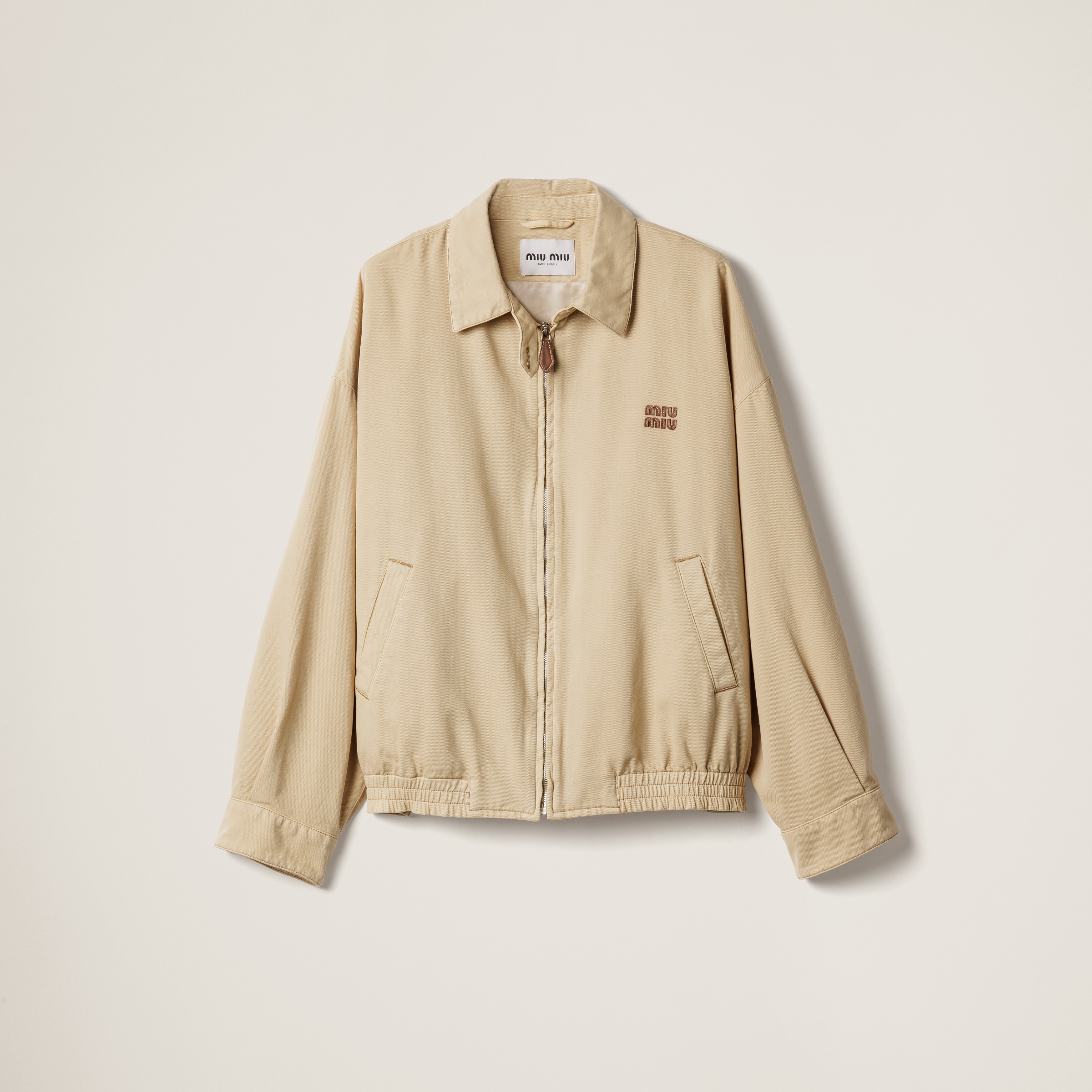 Miu Miu Light Denim Blouson Jacket