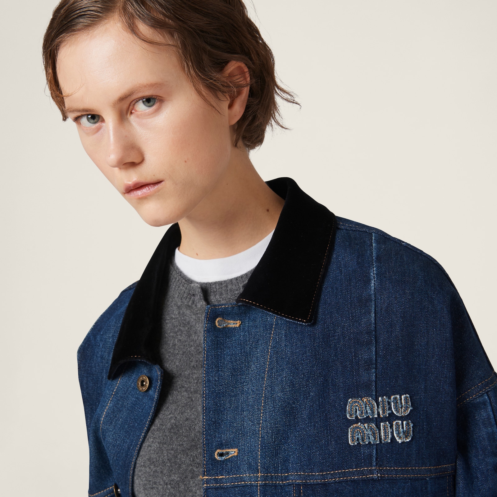 MIUMIU DENIM JACKET STYLE 179