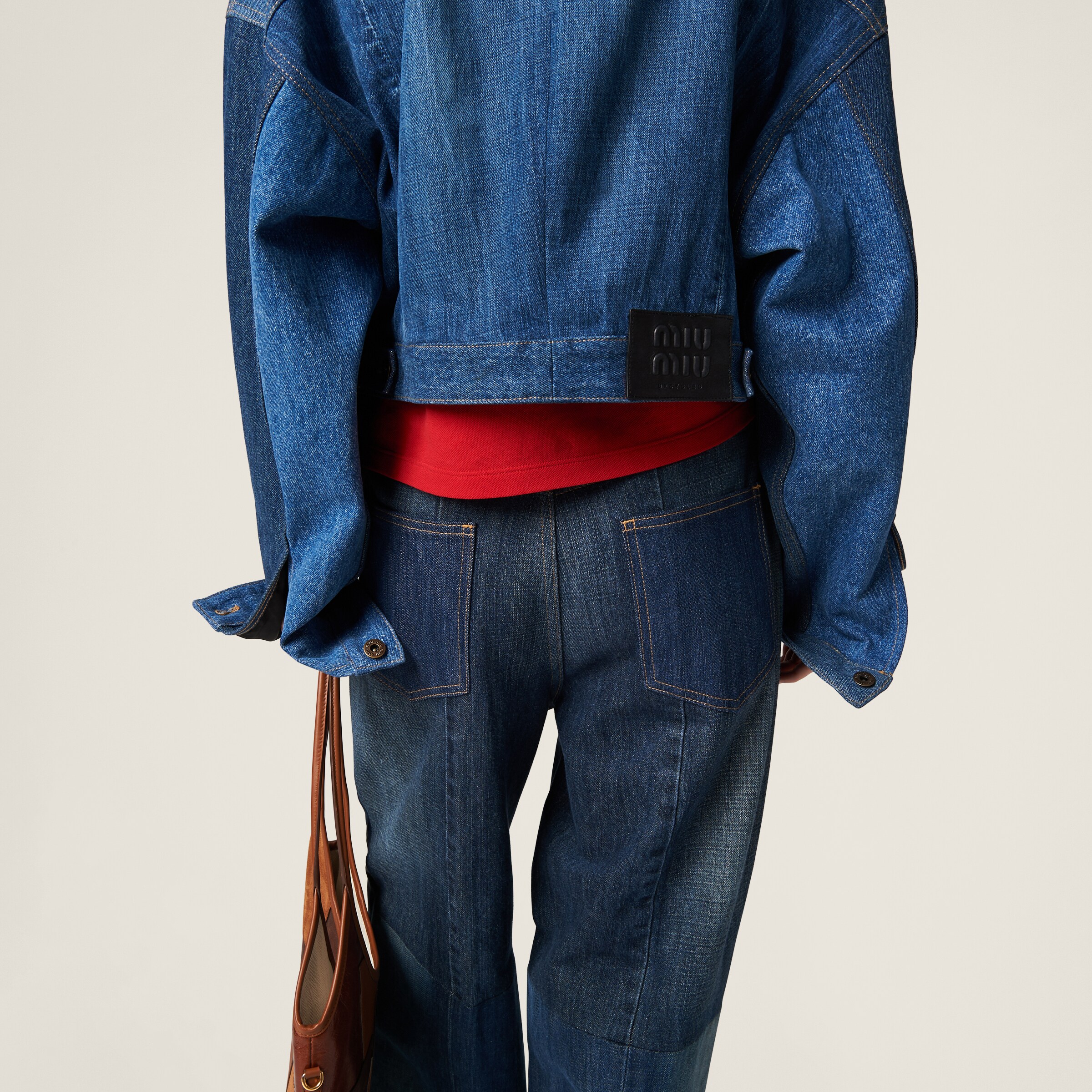 MIUMIU 26S LONG SLEEVE HOODED WINDBREAKER 891 main image 1