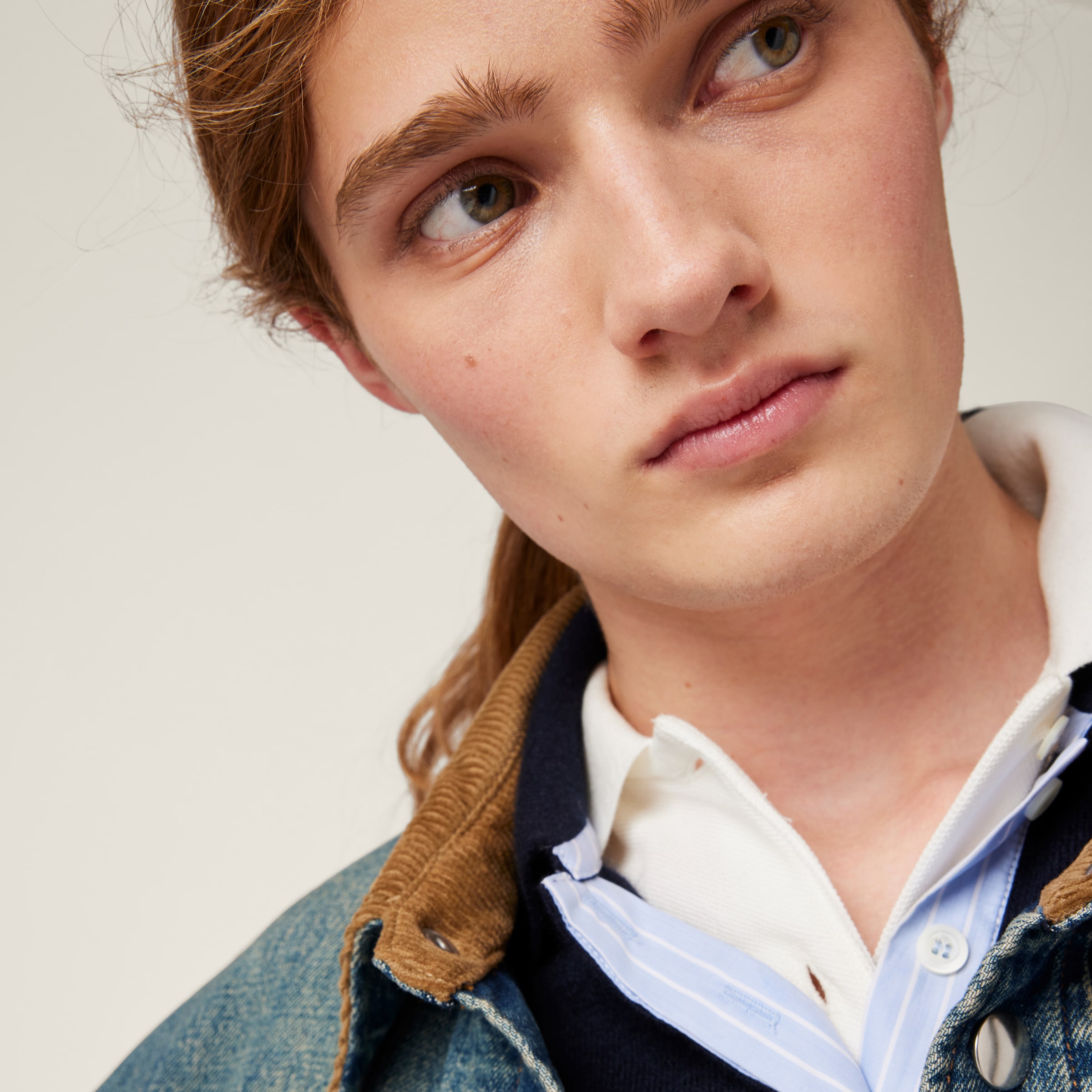 Navy Denim Down Jacket | Miu Miu