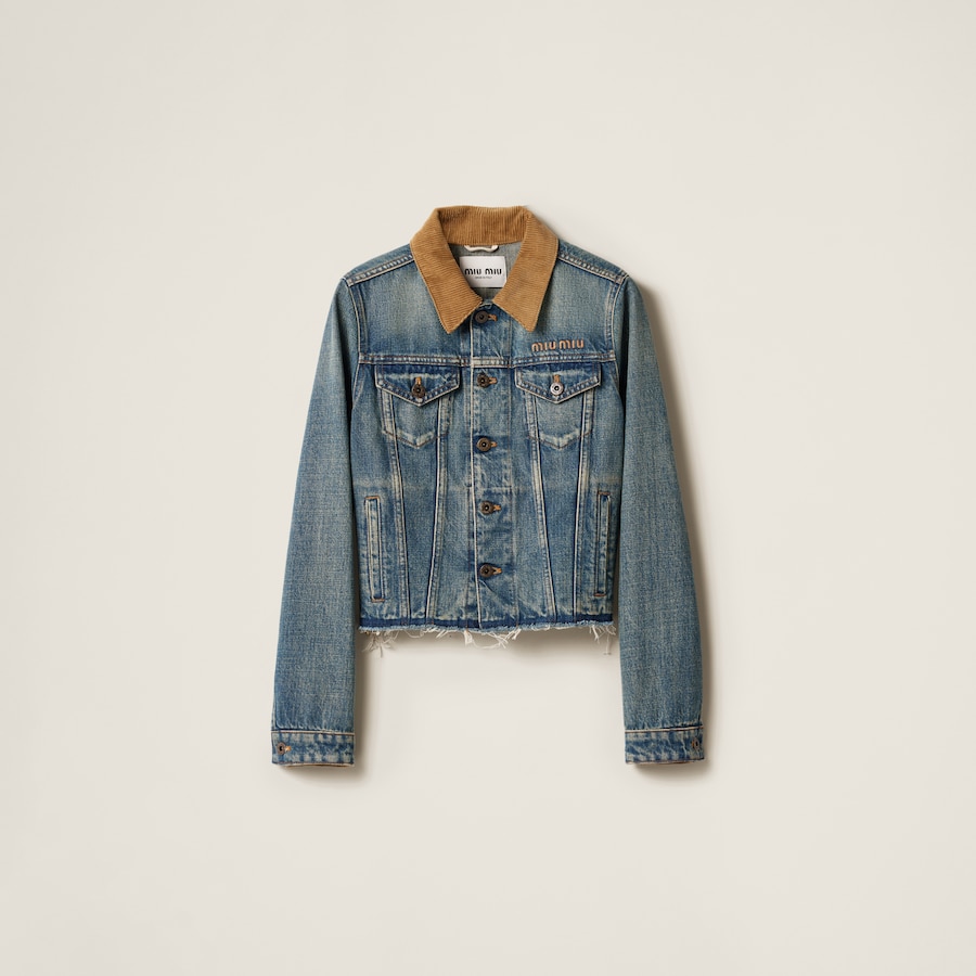 Miu miu fringe jacket shop
