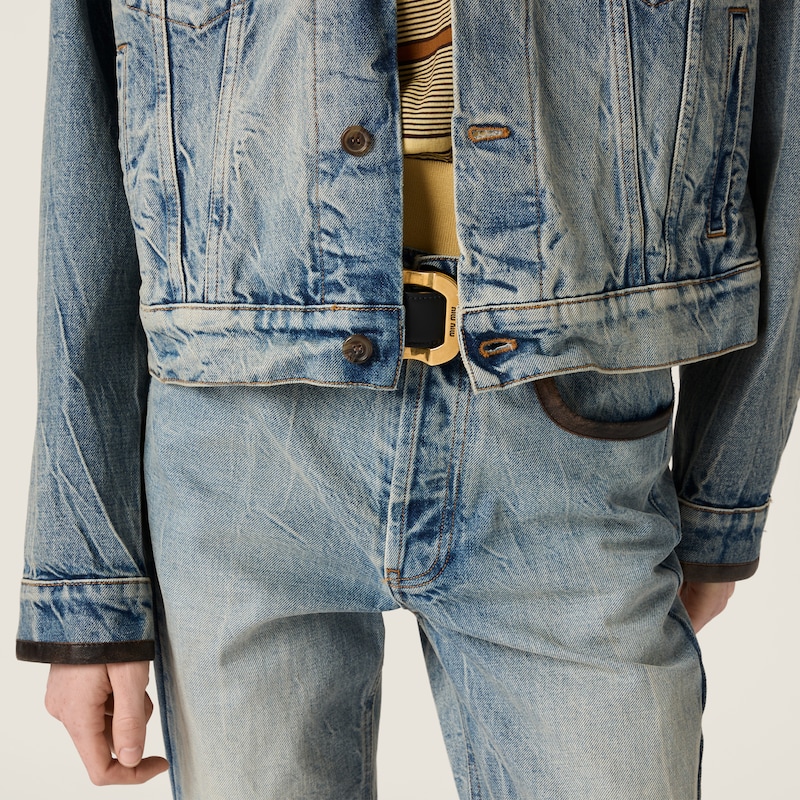 เสื้อแจ็กเก็ตบลูซงเดนิม