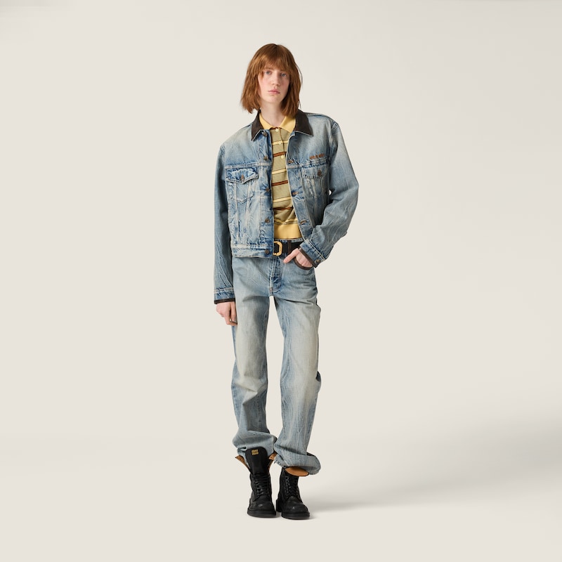 เสื้อแจ็กเก็ตบลูซงเดนิม