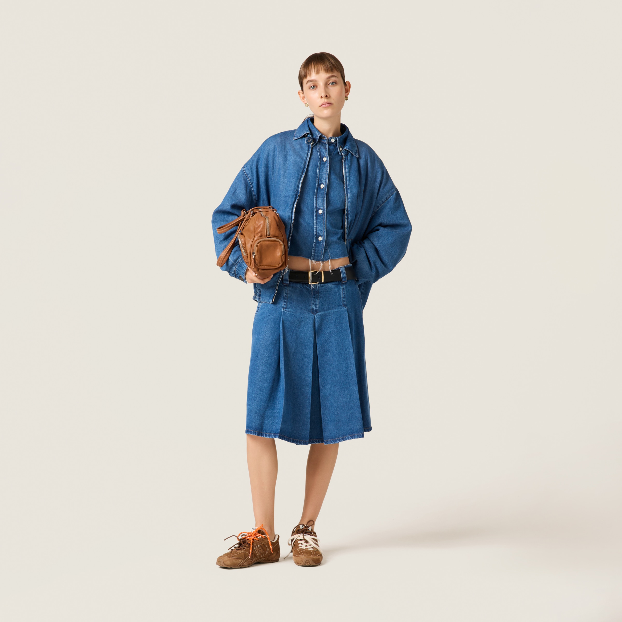 新品未使用　miumiu デニムシャツ　サイズ38 楽天市場】【中古】MIU MIUデニムシャツ インディゴ サイズ：36