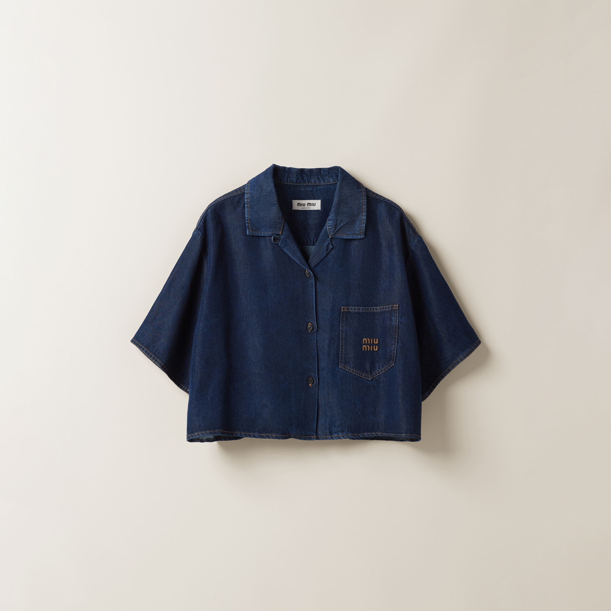 Miu miu sale denim shirt