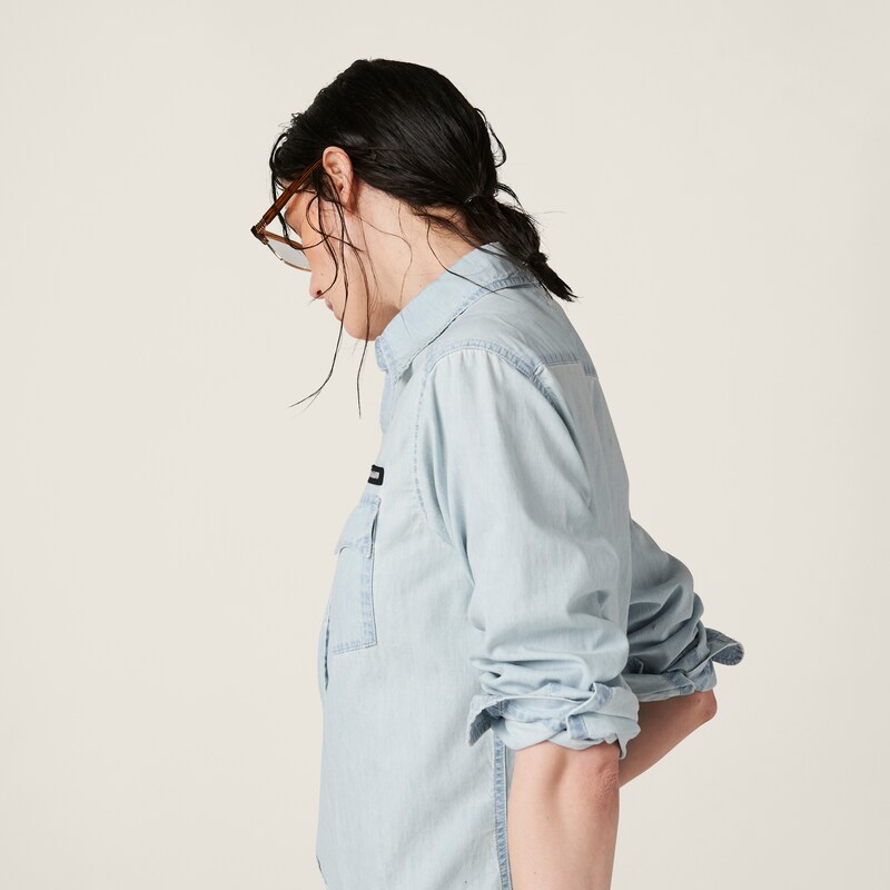 Chemise en chambray