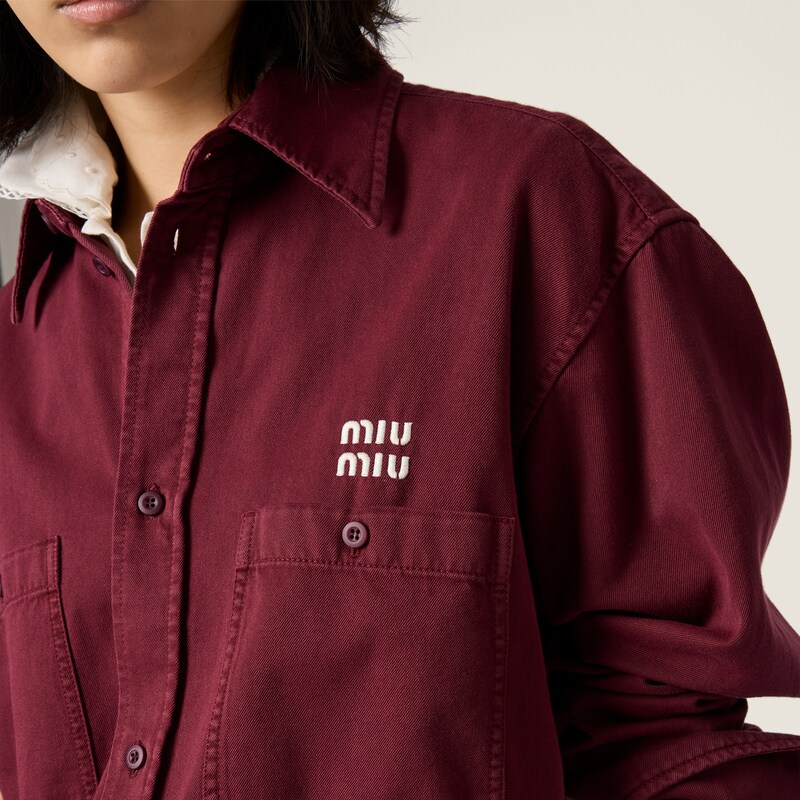 قميص دنيم خفيف