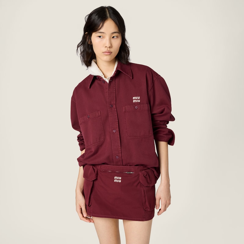 قميص دنيم خفيف