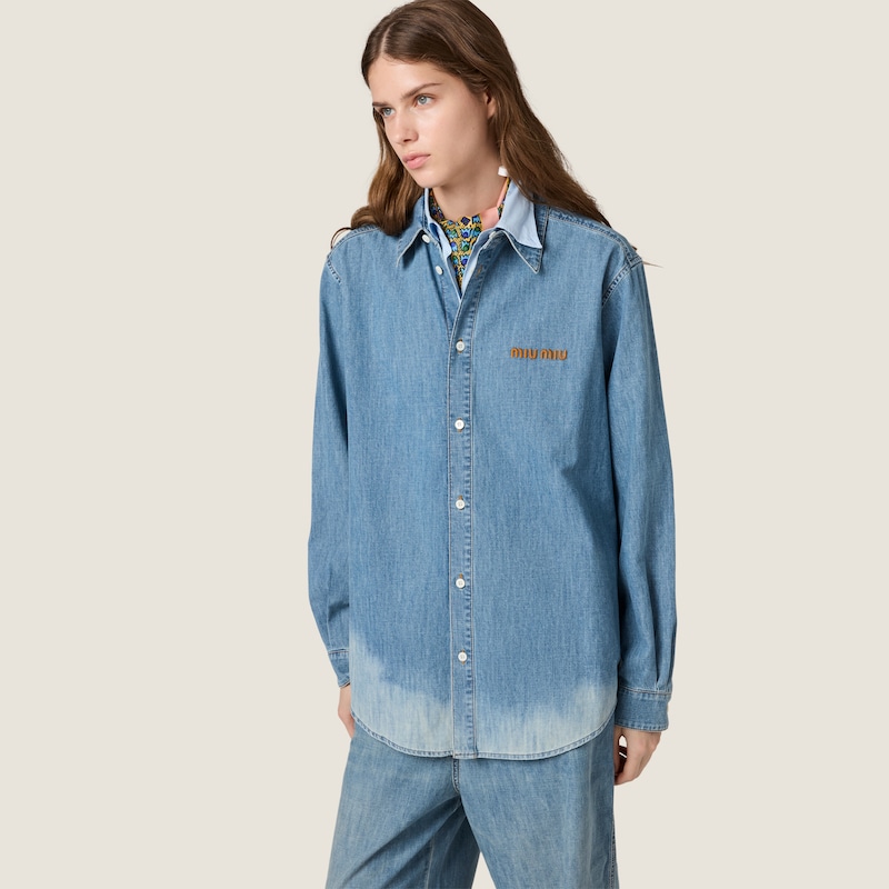 Chemise en chambray