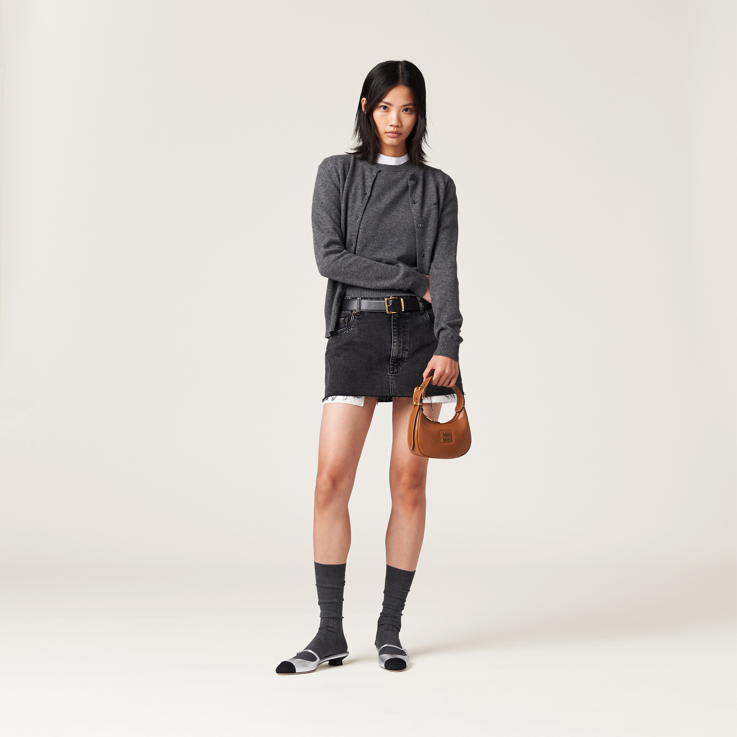 スカート MIU MIU Woman Skirt Black MG185313JJ F0BD9 Miu miu skirt black - Gem