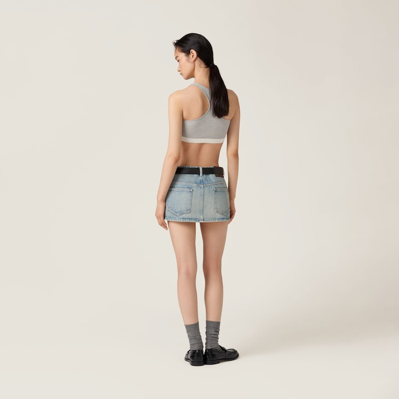 デニム ミニスカート