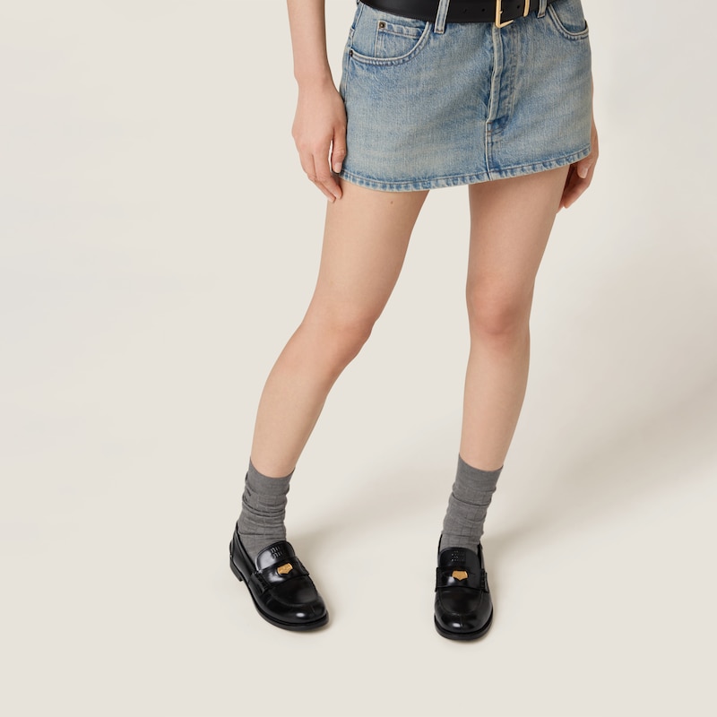 デニム ミニスカート
