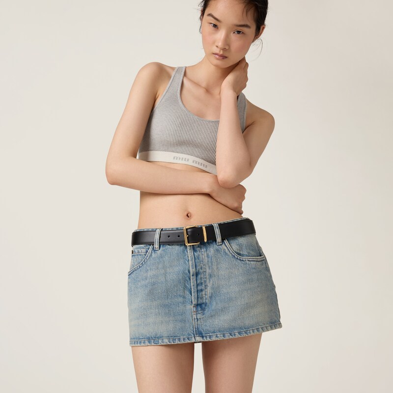 デニム ミニスカート